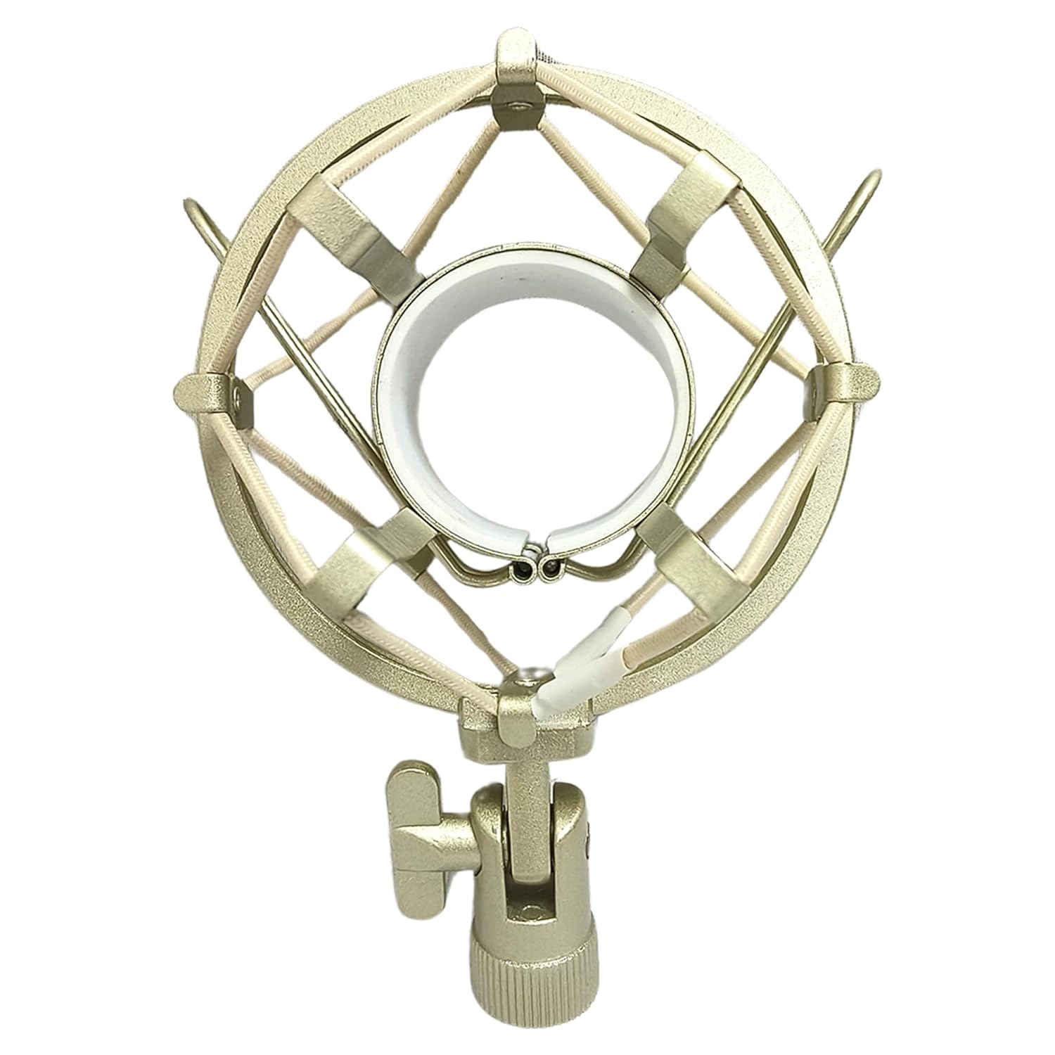 kh Universal Microphone Shock Mount Silver 48MM-54mm Diameter Large Diameter Studio Condenser Mic kh Universal Microphone Shock Mount Silver 48MM-54mm Diameter Large Diameter Studio Condenser Mic