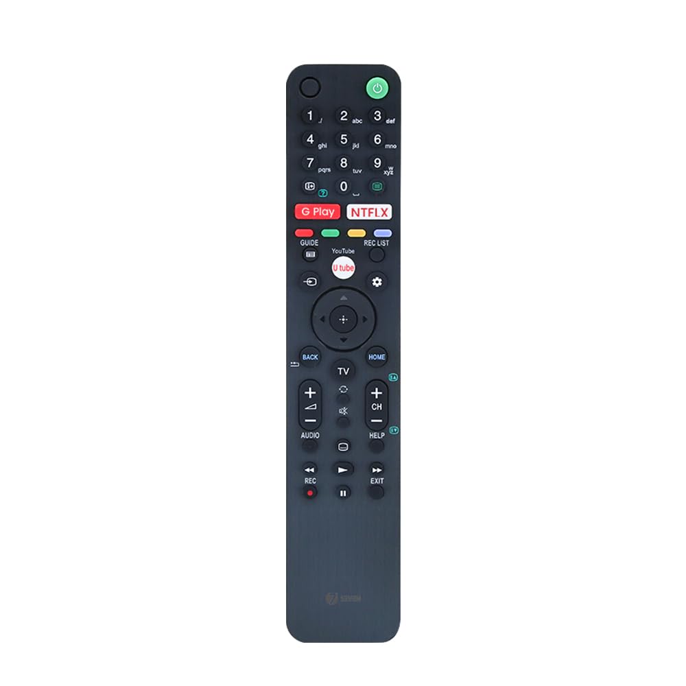 7SEVEN® Compatible with Sony Smart OLED 4K Tv Remote Control Model RMF-TX500p RMF-TX500e Original Replacement remotes Google Play Netflix Hotkeys Without Voice Function 7SEVEN® Compatible with Sony Smart OLED 4K Tv Remote Control Model RMF-TX500p RMF-TX500e Original Replacement remotes Google Play Netflix Hotkeys Without Voice Function