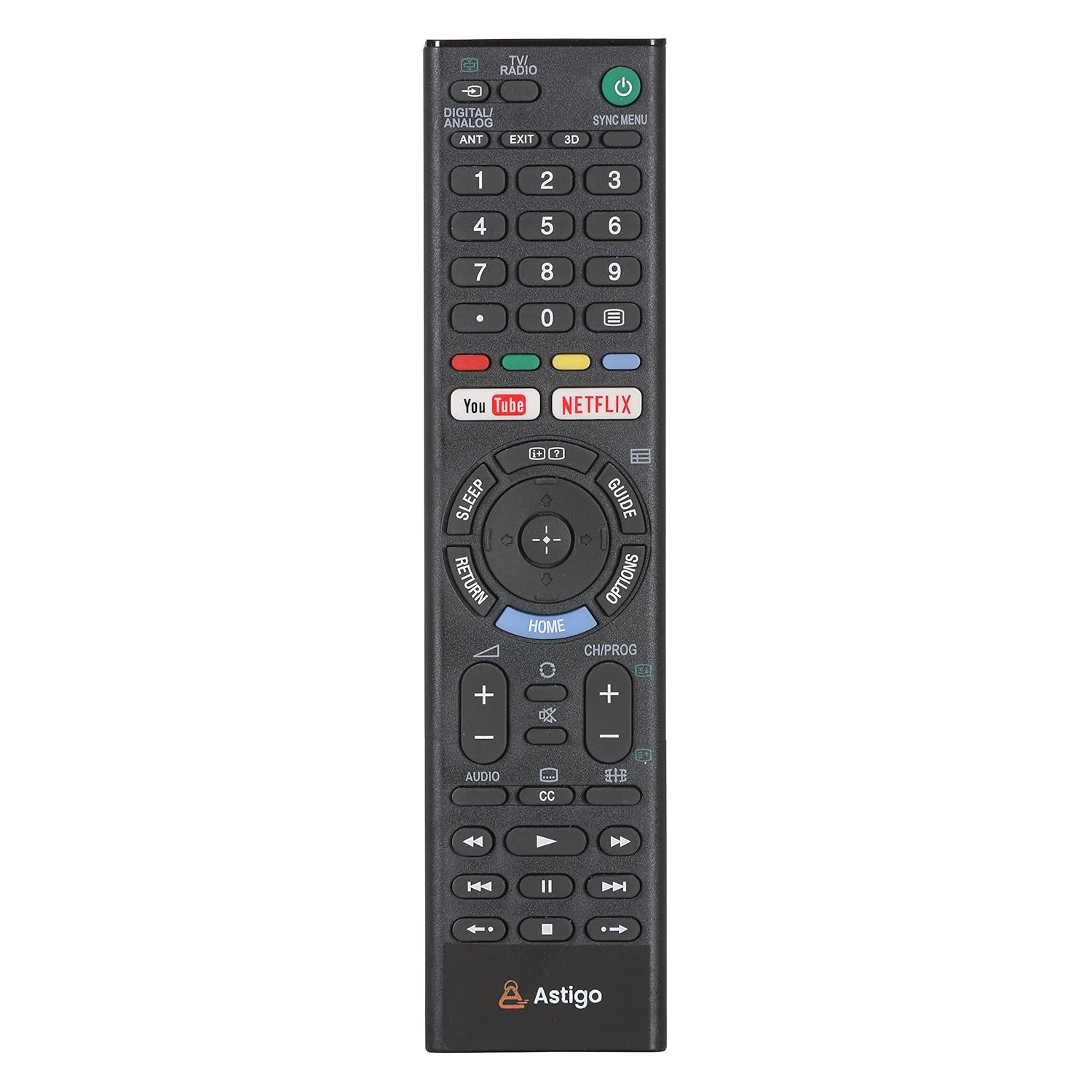 Astigo Remote Compatible with Sony LCD/LED TV Remote Control (Works with Most Sony LCD/LED TV)