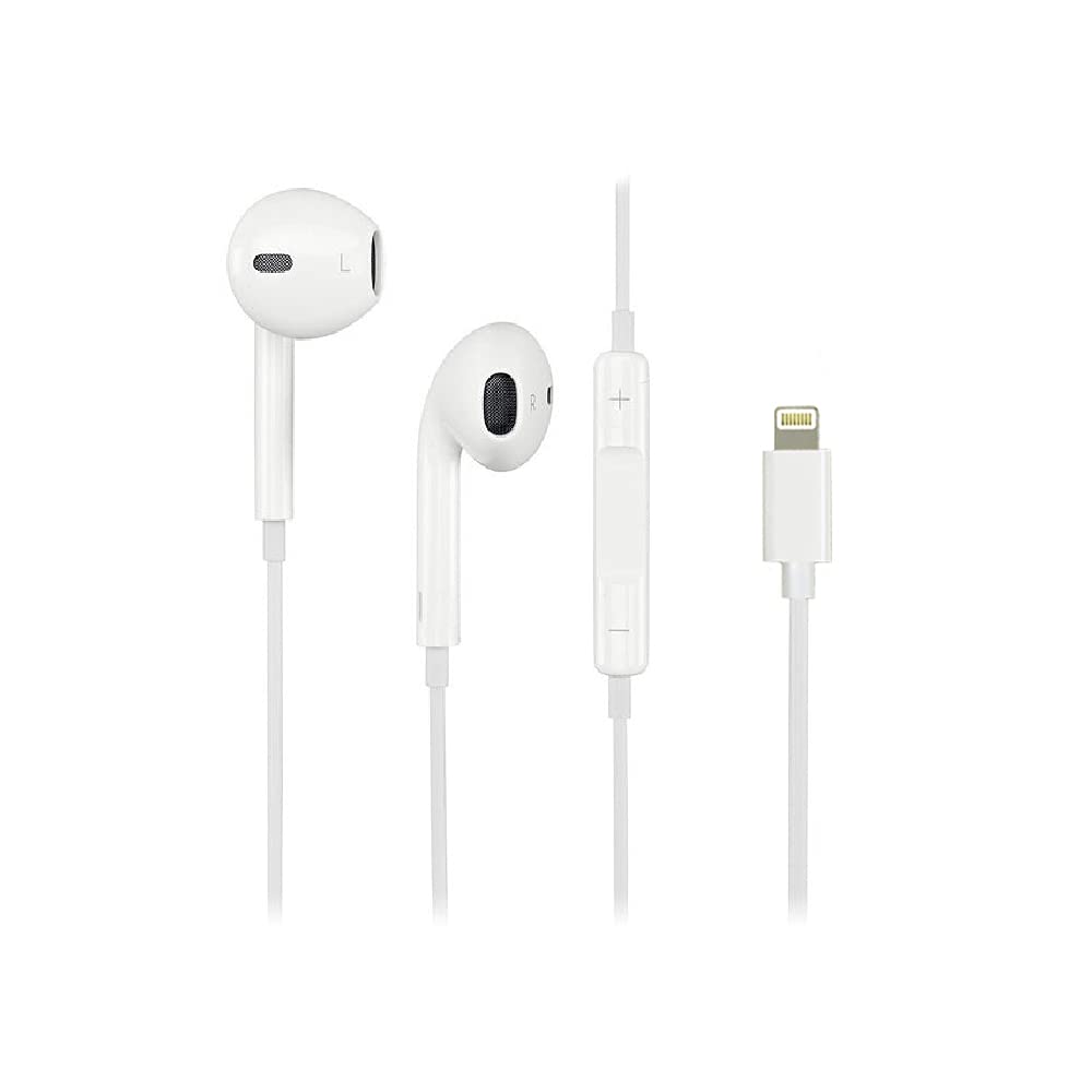 LCARE Zoo-Zoo in Ear Wired Earphones with Lightning and Mic (White)