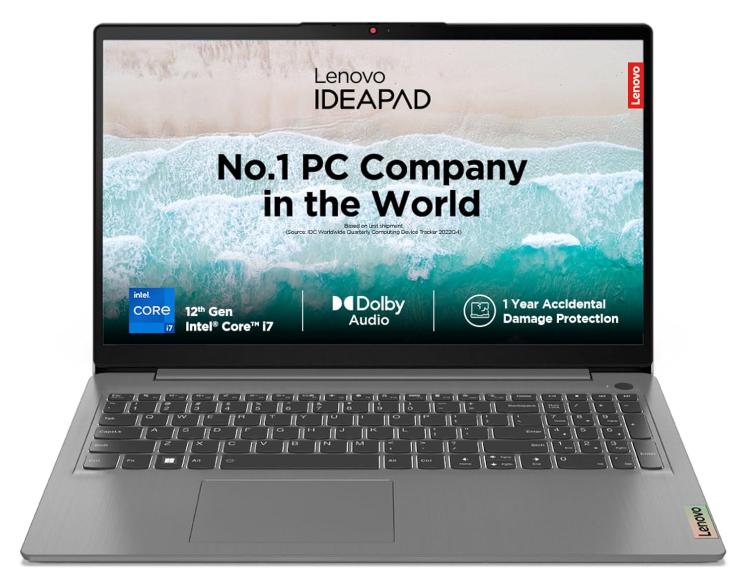 Lenovo IdeaPad Slim 3 12th Gen Core i7-1255U 15.6inch (39.62cm)(16GB RAM/512GB SSD/FHD IPS/Windows 11/MS Office 2021/1Yr ADP Free/3months Game Pass/Grey/1.63Kg), 82RK011GIN Thin & Light Laptop Lenovo IdeaPad Slim 3 12th Gen Core i7-1255U 15.6inch (39.62cm)(16GB RAM/512GB SSD/FHD IPS/Windows 11/MS Office 2021/1Yr ADP Free/3months Game Pass/Grey/1.63Kg), 82RK011GIN Thin & Light Laptop