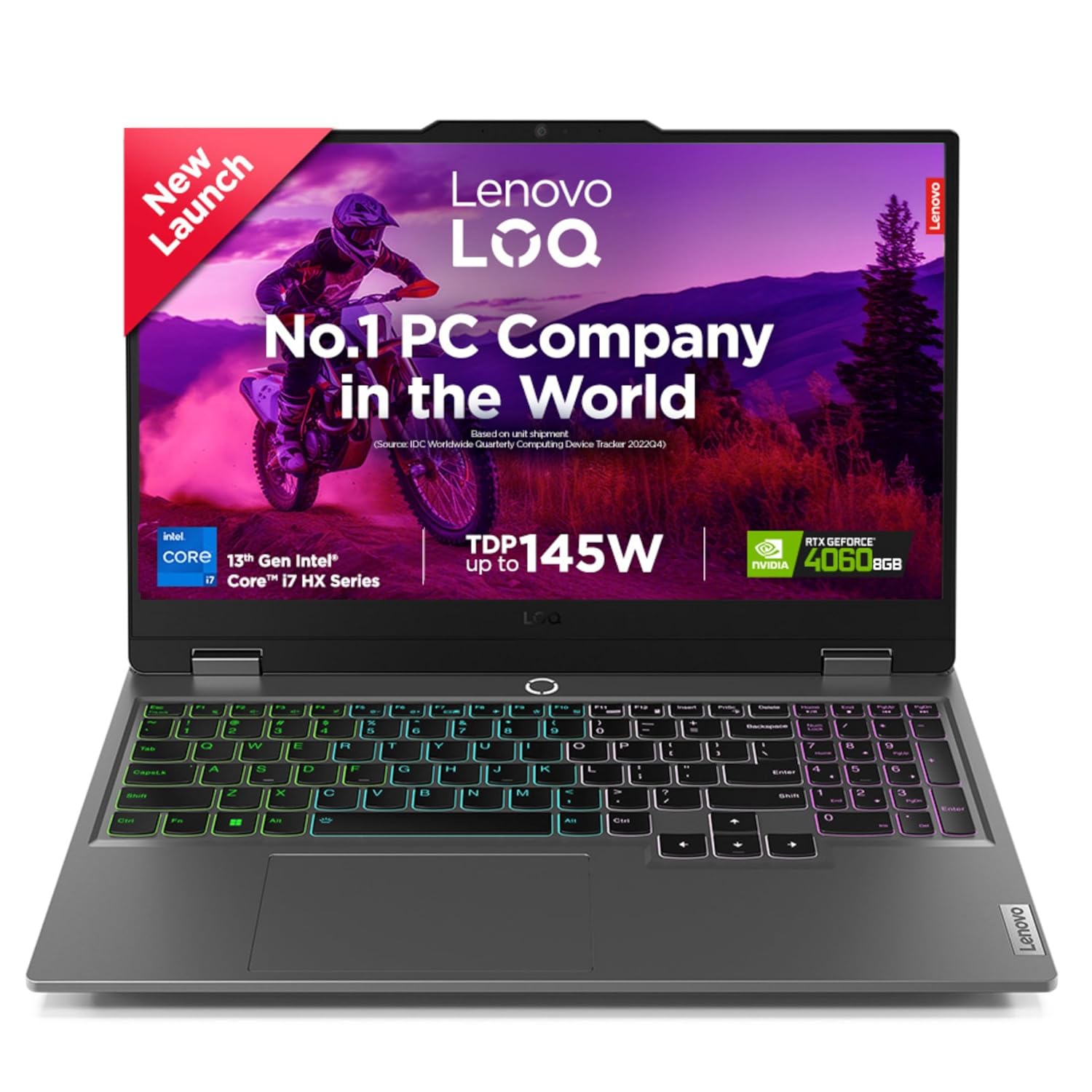 Lenovo LOQ 2024 13th Gen Core i7-13650HX |NVIDIA RTX 4060 8GB (24GB RAM/512GB SSD/15.6 Inches (39.6cm)/144Hz/Windows 11/MS Office 21/1Yr ADP Free/3mon Game Pass/Grey/2.4Kg), 83DV00LXIN Gaming Laptop