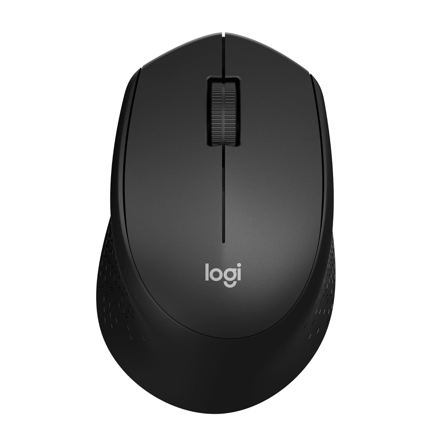 Logitech M331 Silent Plus Wireless Mouse, 2.4GHz with USB Nano Receiver, 1000 DPI Optical Tracking, 3 Buttons, 24 Month Life Battery, PC/Mac/Laptop – Black