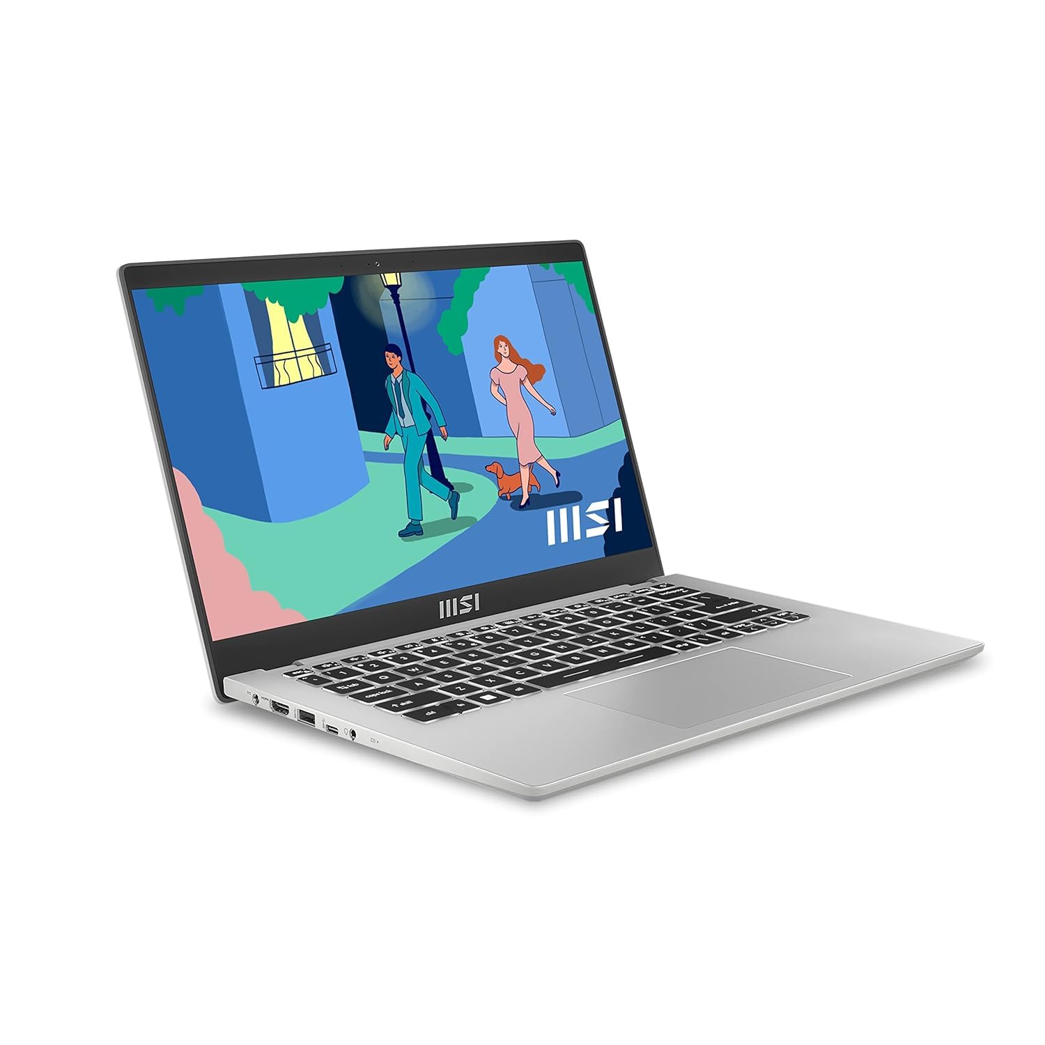 MSI Modern 14 Intel Core i3 12th Gen 1215U – (8 GB/512 GB SSD/Windows 11 Home) Modern 14 C12M-445IN / Modern 14 C12MO-1022IN Thin and Light Laptop (14 Inch, Urban Silver, 1.4 Kg)