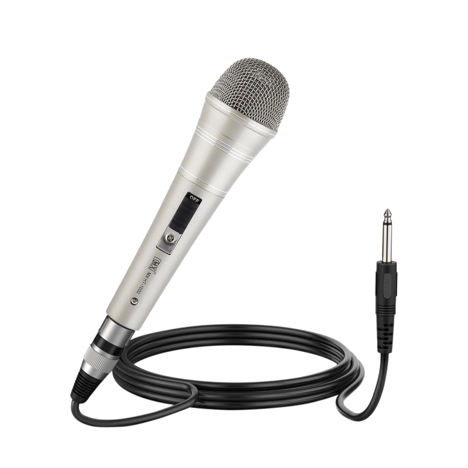 MX Dynamic Handheld Microphone with On/Off Switch Wired Vocal Mic for Singing, Karaoke, Public Speaking, Events Compatible with Speaker, PA System