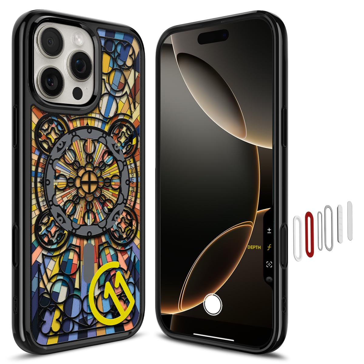 Spigen Ultra Hybrid T MagFit Case for iPhone 16 Pro [Camera Control Button Covered] [MagSafe Compatible] [3D Spatial Effect with Hexa-Layer Print] – c11 Magnolia