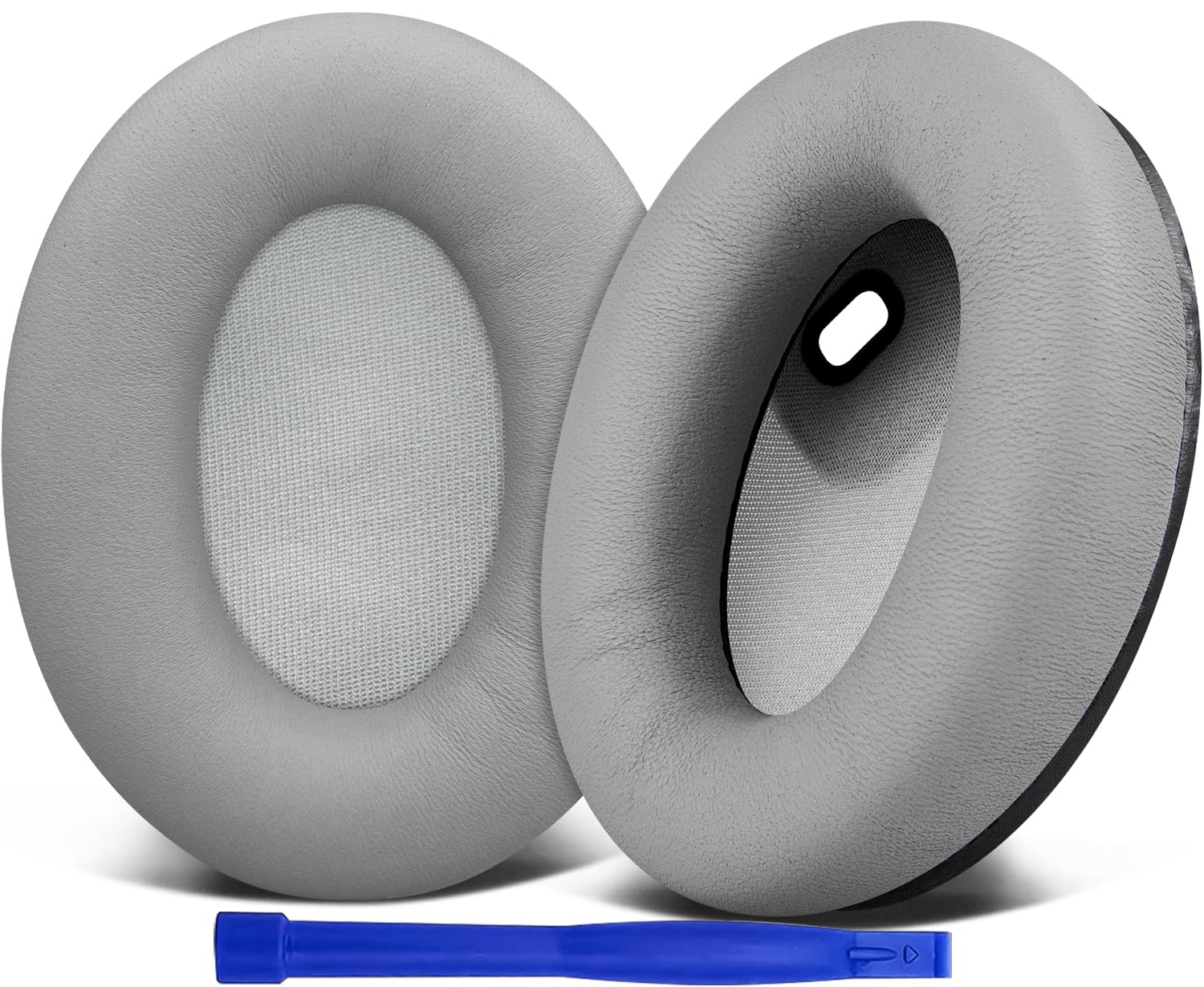 SOULWIT Replacement Earpads for Sony WH-1000XM4 (WH1000XM4) Headphones, Ear Pads Cushions with Noise Isolation Foam, Added Thickness, Without Affecting Sensor – Brilliant Grey SOULWIT Replacement Earpads for Sony WH-1000XM4 (WH1000XM4) Headphones, Ear Pads Cushions with Noise Isolation Foam, Added Thickness, Without Affecting Sensor – Brilliant Grey