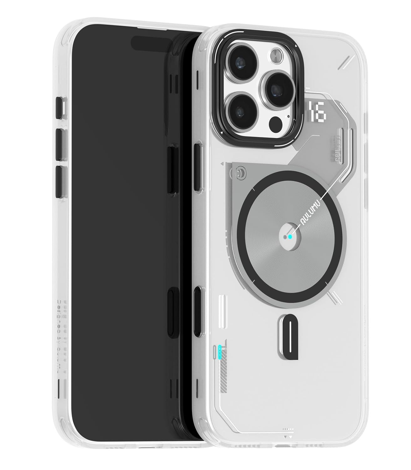 Aulumu A16 for iPhone 16 Pro Max Magnetic Thermal Case | Updated Camera Control | IMD Technology | Compatible with Magsafe | Complete Wrap-Around | Touch Translucent White Aulumu A16 for iPhone 16 Pro Max Magnetic Thermal Case | Updated Camera Control | IMD Technology | Compatible with Magsafe | Complete Wrap-Around | Touch Translucent White