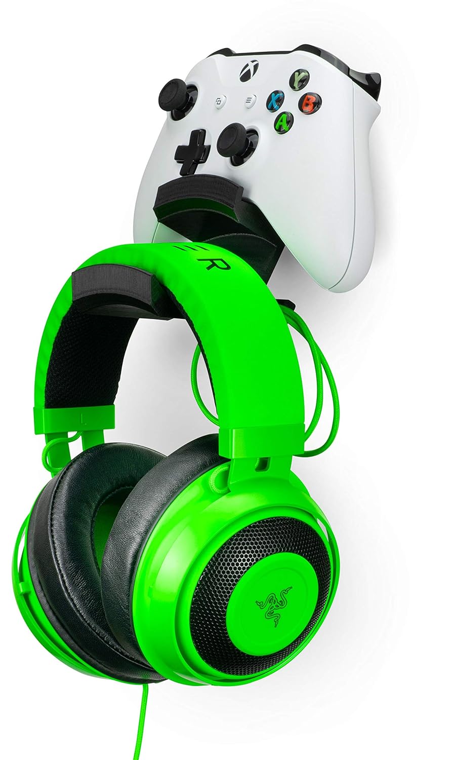 Brainwavz The Colossus – Gamepad Controller & Headphone Hanger Holder – Designed for Xbox ONE, PS4, PS3, Dualshock, Switch, PC, Steelseries, Steam & More, Black