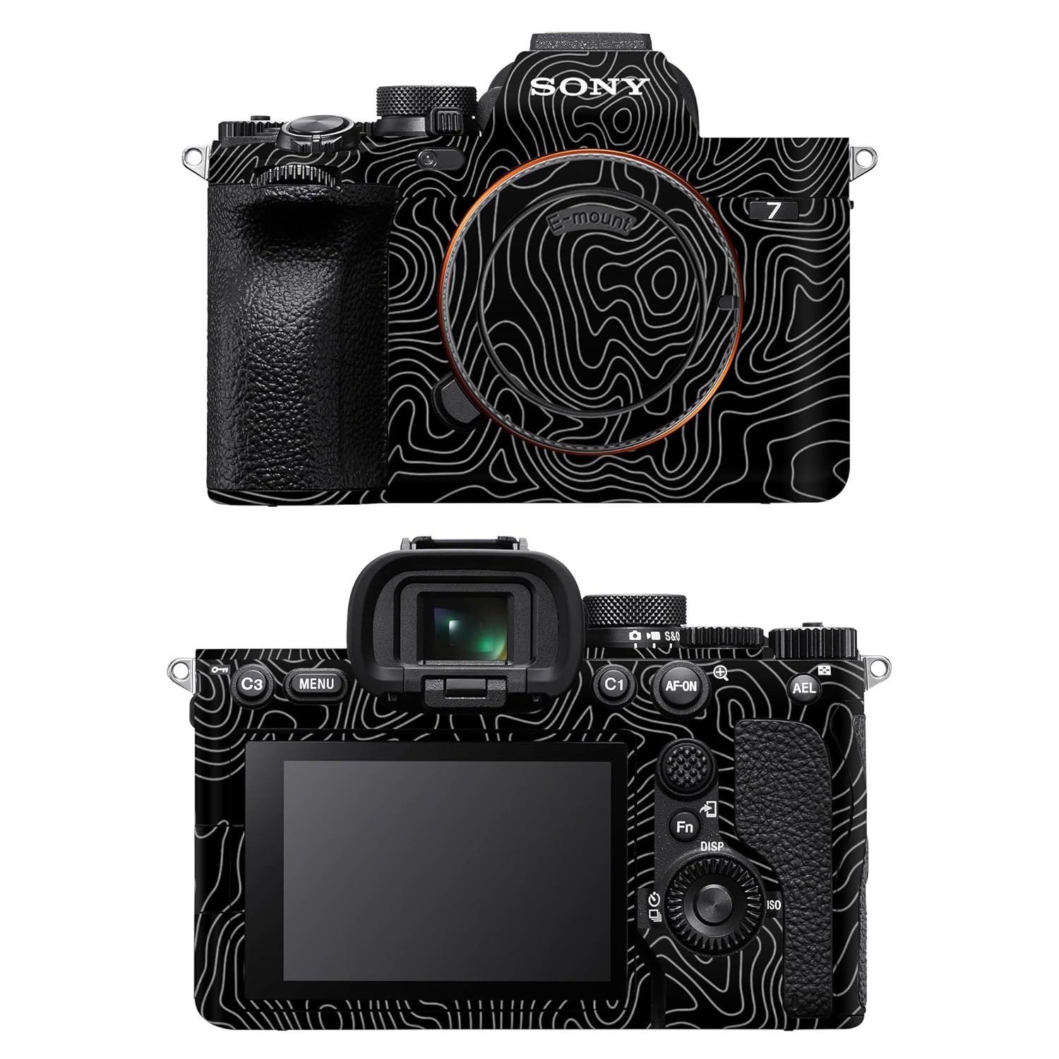 Capes India Camera Skin Cover Compatible with Sony A7 IV | Anti Scratch | Protective Film (Design – Galaxy)