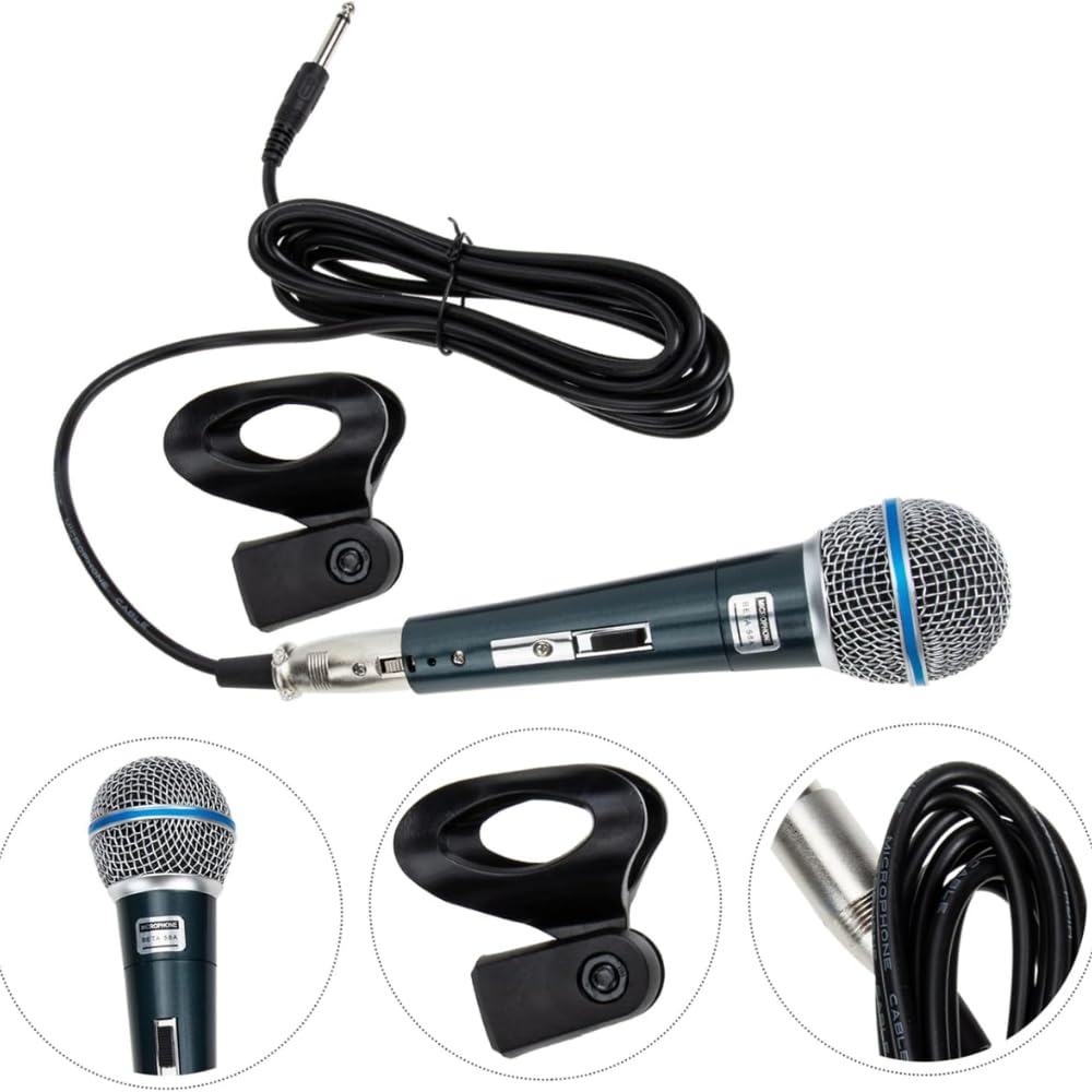 Drumstone {15 Years Warranty ) Professional Dynamic Vocal Microphone with Clip Mount, Multi-Purpose Mic | Singing Mic for Studio | Voice Recording Karaoke Mic for Unidirectional Microphone Drumstone {15 Years Warranty ) Professional Dynamic Vocal Microphone with Clip Mount, Multi-Purpose Mic | Singing Mic for Studio | Voice Recording Karaoke Mic for Unidirectional Microphone