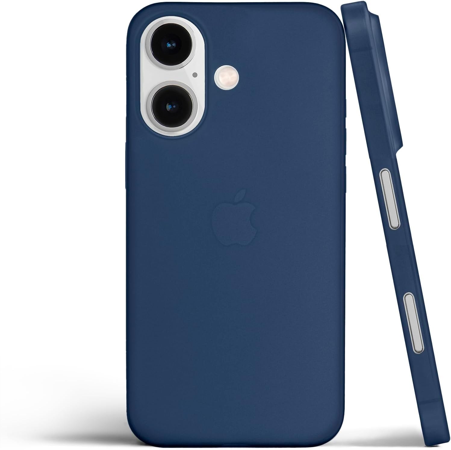 ExpressB® for iPhone 16 Case Back Cover | Zero Drop Protection | Perfect for Minimalists | Ultra Thin Anti Scratch Matte Finish Case for iPhone 16 (Blue)