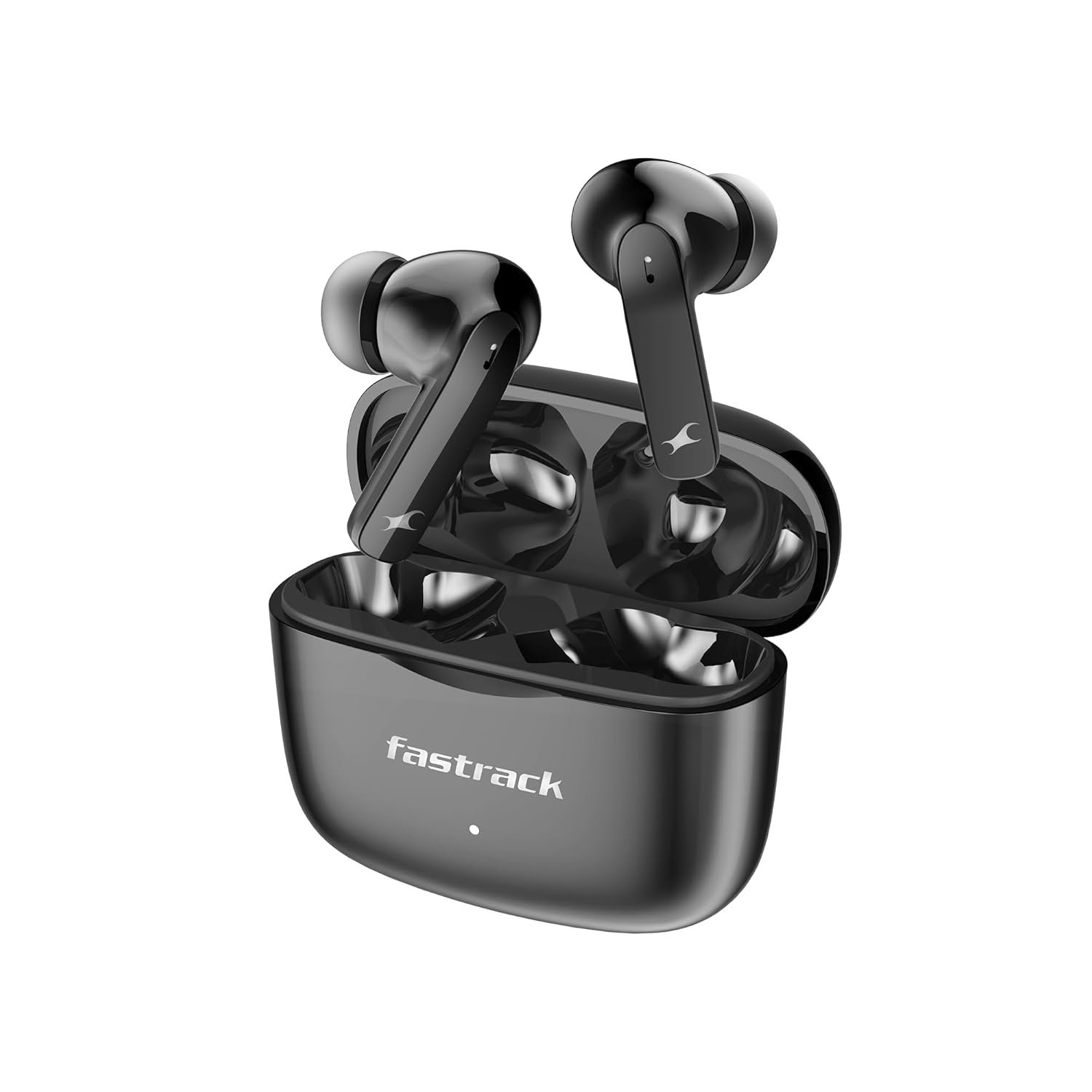 Fastrack Fpods FE100|BT5.4 TWS in Ear Earbuds, 40Hrs Playtime, 13mm Extra Deep Bass Drivers, Dual Mic ENC for Crystal Clear Calls, Low Latency Gaming Mode Upto 60ms – 120 Mins in 10 Mins