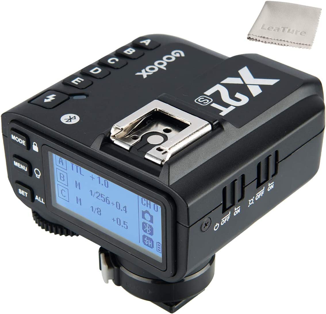 Godox X2T-S TTL Wireless Flash Trigger for Sony, Bluetooth Connection, 1/8000s HSS, TCM Function, 5 Separate Group Buttons, Relocated Control-Wheel, New Hotshoe Locking, New AF Assist Light