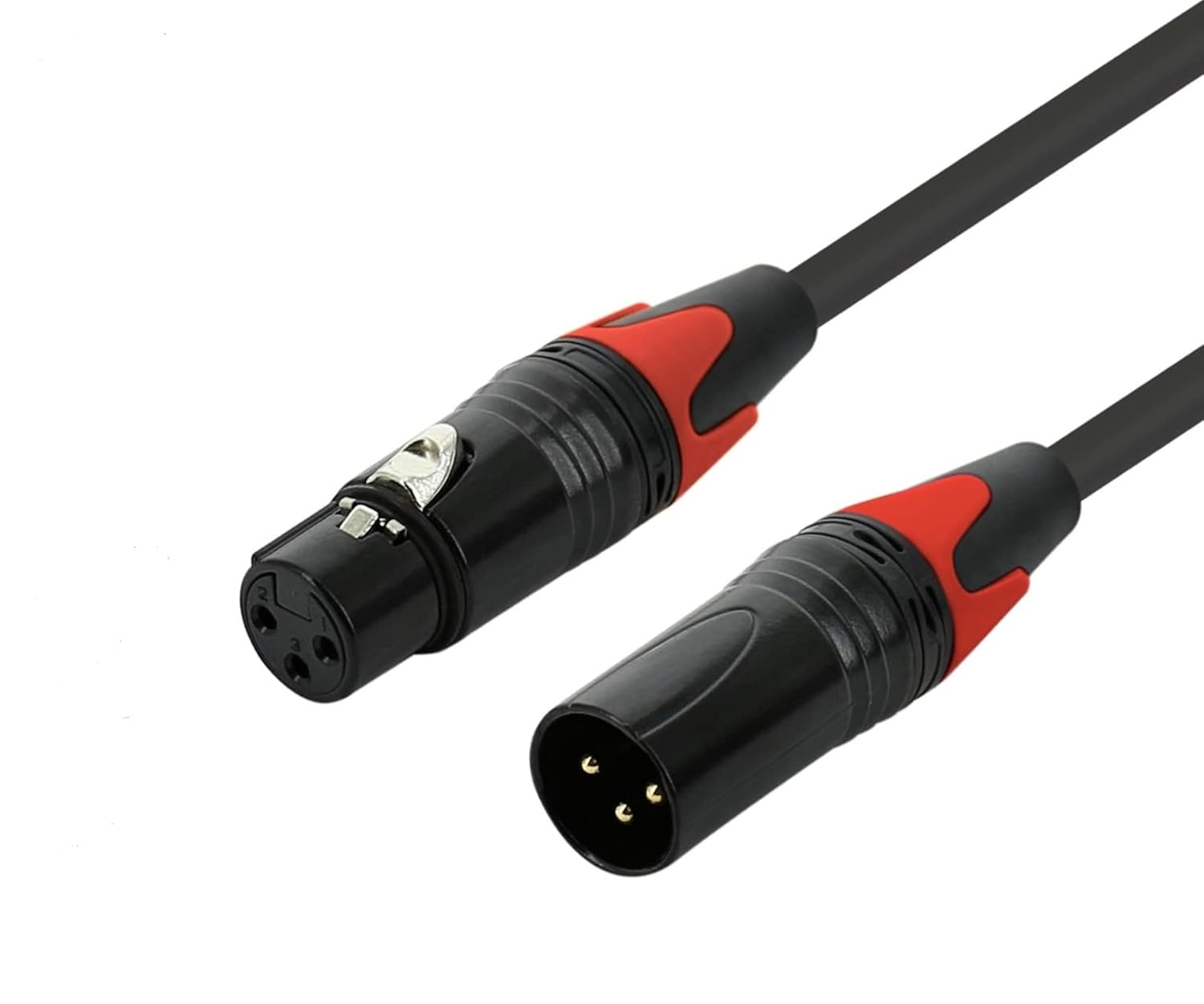 KEBILSHOP 3 Meter XLR Male to Female Microphone Cable [1 pack] XLR Jack [10 feet],xlr 3 pin Mic Cord Oxygen-Free Copper Wire Zinc Alloy Shells for Amplifier,Speaker,Mixer.[10 feet/ 3 meter]