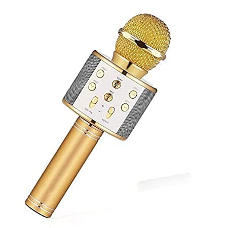 MAYNE Wireless Bluetooth Microphone for Kids – Karaoke Singing Mic with Speaker – Latest KTV Karaoke Bluetooth Mic / – Assorted Colours