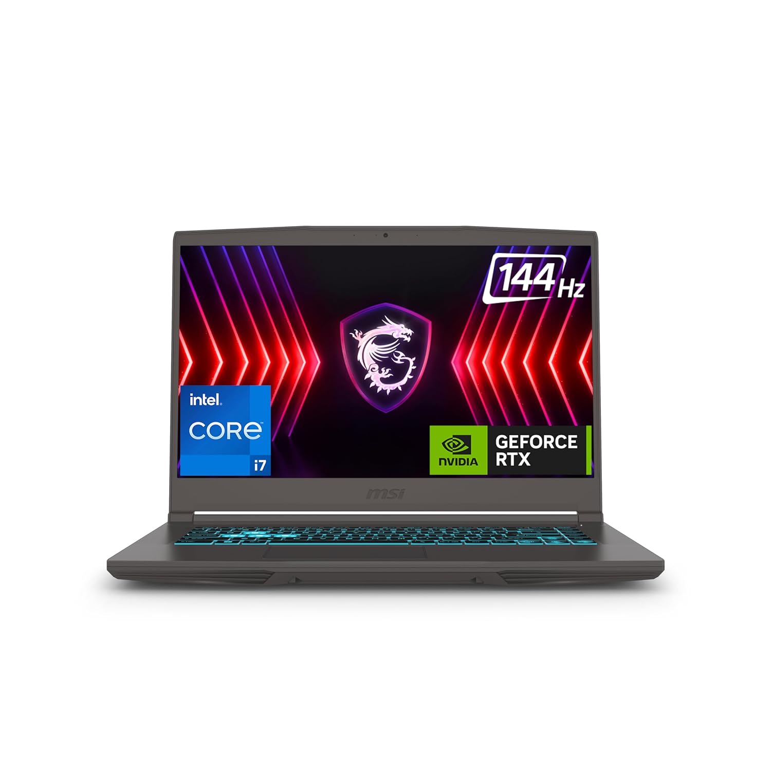 MSI Thin 15, Intel Core i7-12650H, 40CM FHD 144Hz Gaming Laptop(16GB/1TB NVMe SSD/Windows 11 Home/NVIDIA GeForce RTX 3050,GDDR6 4GB/Cosmos Gray/1.86Kg), B12UC-1690IN