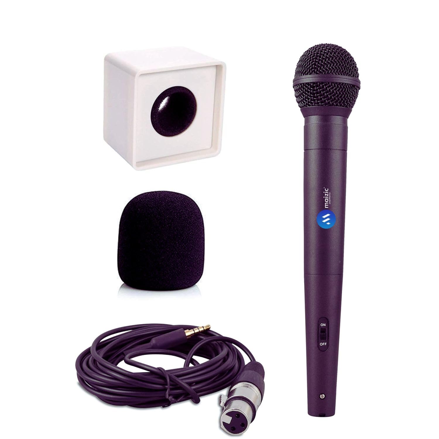 Maizic Smarthome Unidirectional Reporter Mic for Interview public interaction, Live streaming news Vlogs Competiable with all Smartphone with 3.5mm Jack, Clear and Crisp Voice Quality, Noise Reduction