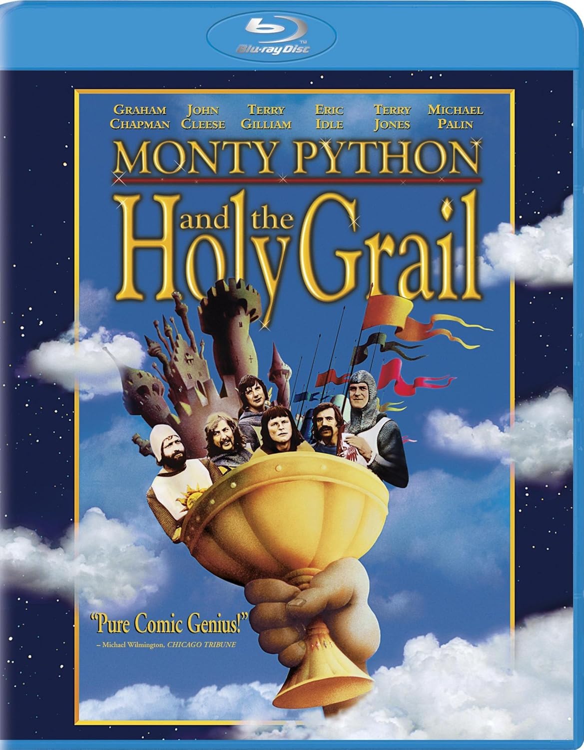 Monty Python and the Holy Grail (Uncut) [Blu-ray] (1975) | Imported from USA | Region Free | Sony Pictures | 92 min | Adventure Comedy Fantasy IMDB Top 250 Movie | Director: Terry Gilliam, Terry Jones | Starring: Graham Chapman, John Cleese, Eric Idle