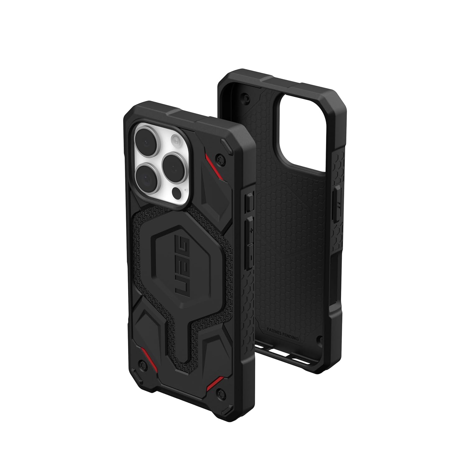 Urban Armor Gear UAG iPhone 16 Pro Case, Monarch Pro Mag-Safe Compatible, Premium Rugged Protective Case/Cover Designed for iPhone 16 Pro (6.3-Inch) (2024), (Military Drop Tested) – Kevlar Black