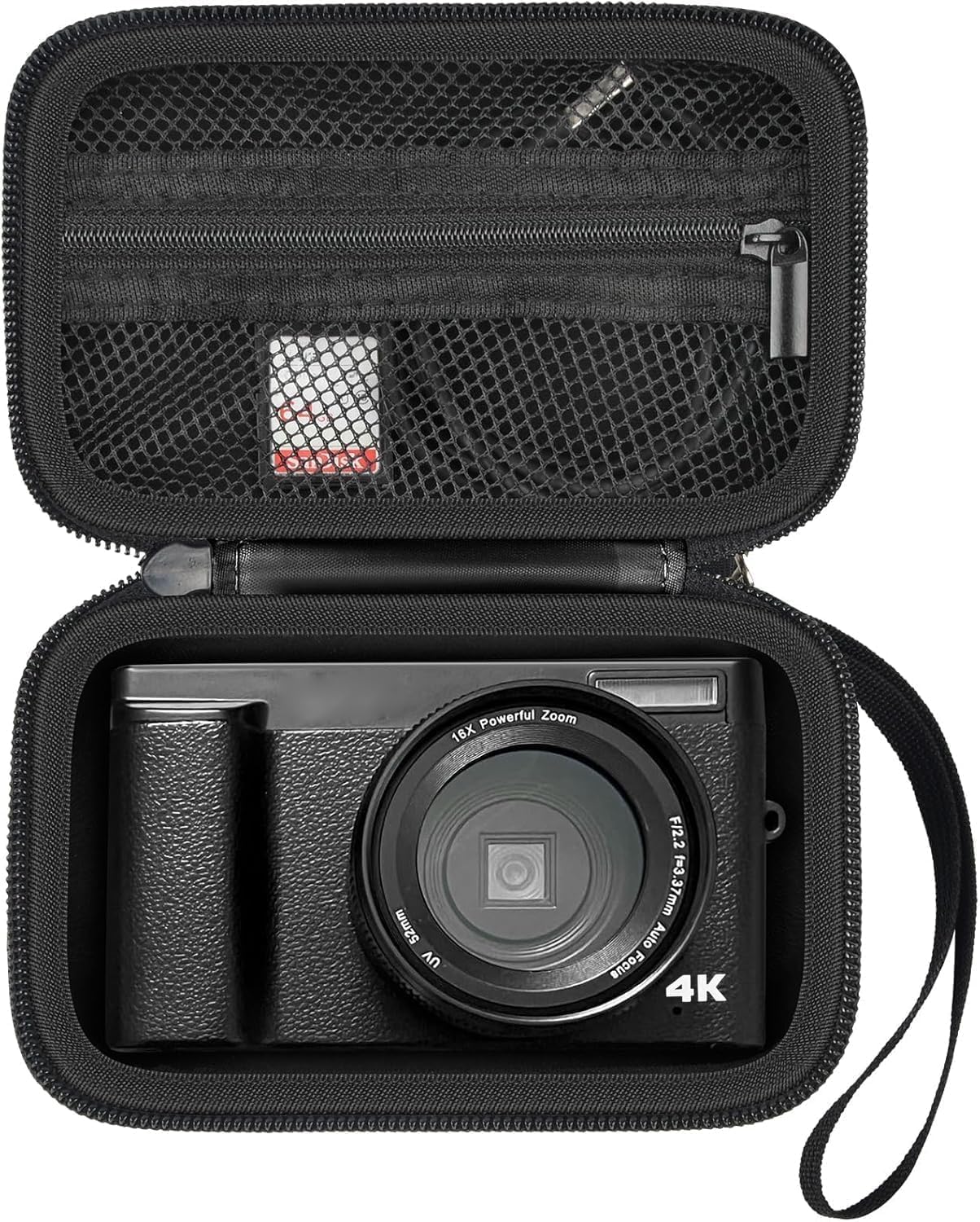 VERTUS® Carrying Case Storage Bag, Travel Case Cover for Sony DSLR Alpha Nex-7 NEX-6 NEX-5 A6500 A6400 A6300 A6000 A5000 ILCE-6500 Digital Camera (Hard|Black)