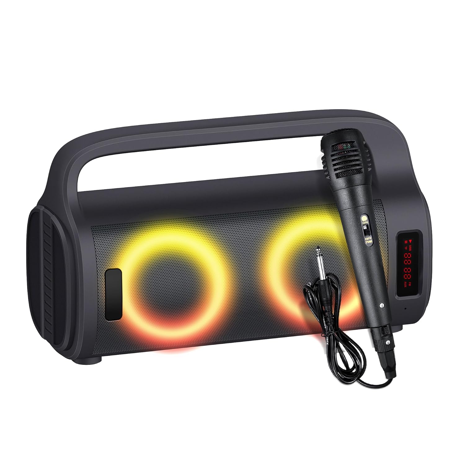 Artis SoundMax 400 Wireless Bluetooth Speaker with USB, FM, Micro TF Card, Aux in, Wired Mic with Supporting Grab Handle (Black) (18 W RMS Output) Artis SoundMax 400 Wireless Bluetooth Speaker with USB, FM, Micro TF Card, Aux in, Wired Mic with Supporting Grab Handle (Black) (18 W RMS Output)