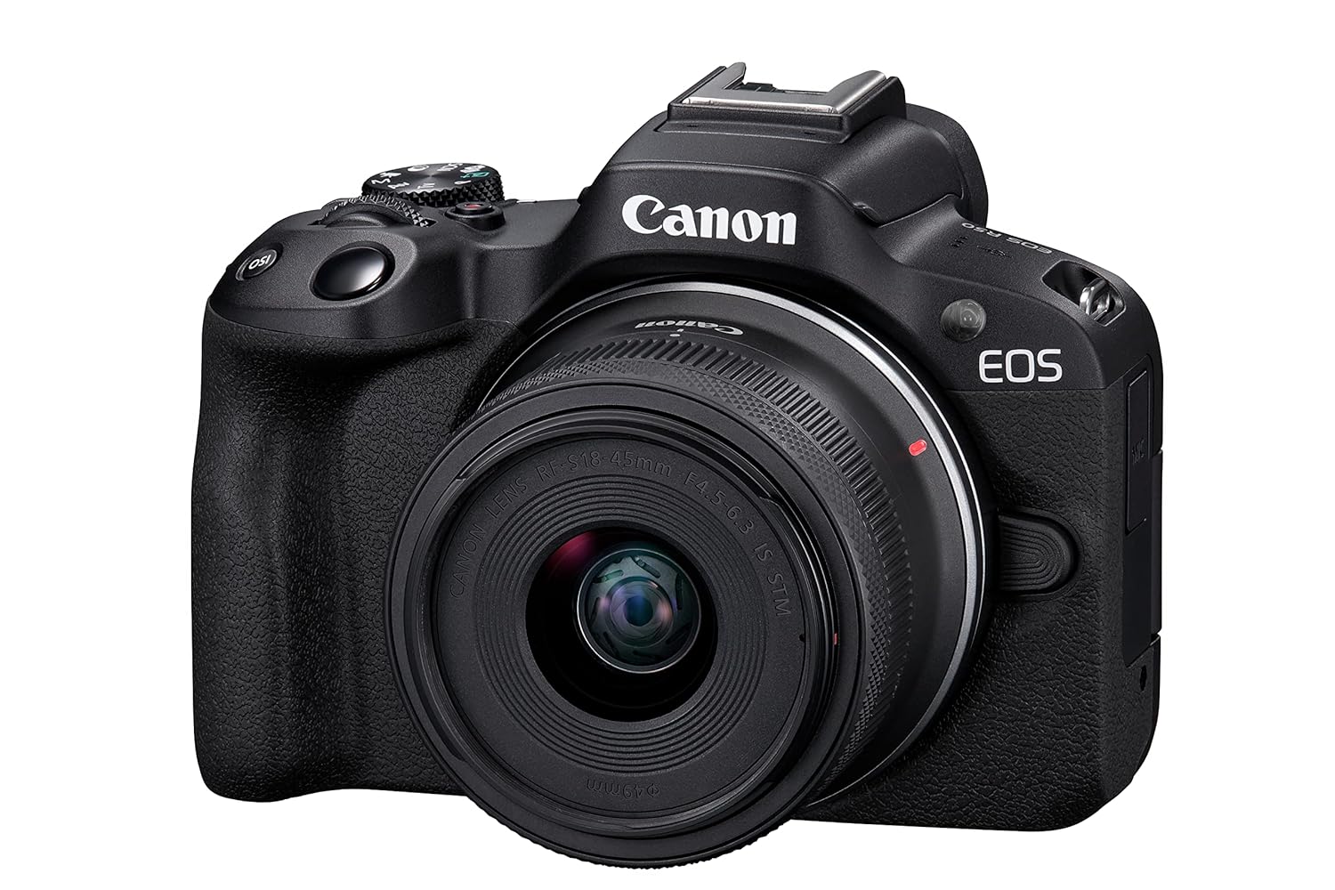 Canon EOS R50 RF-S18-45mm f/4.5-6.3 is STM Mirrorless Camera (Black)- 4K Video Vlogging with 24.2 MP Canon EOS R50 RF-S18-45mm f/4.5-6.3 is STM Mirrorless Camera (Black)- 4K Video Vlogging with 24.2 MP
