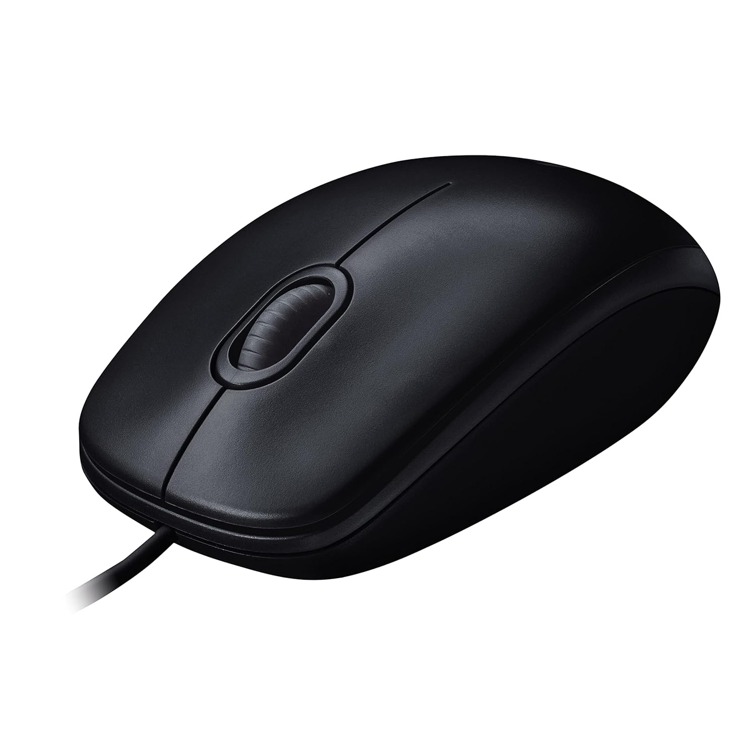 Logitech M90 Wired USB Mouse, 3 yr Warranty, 1000 DPI Optical Tracking, Ambidextrous PC/Mac/Laptop – Black