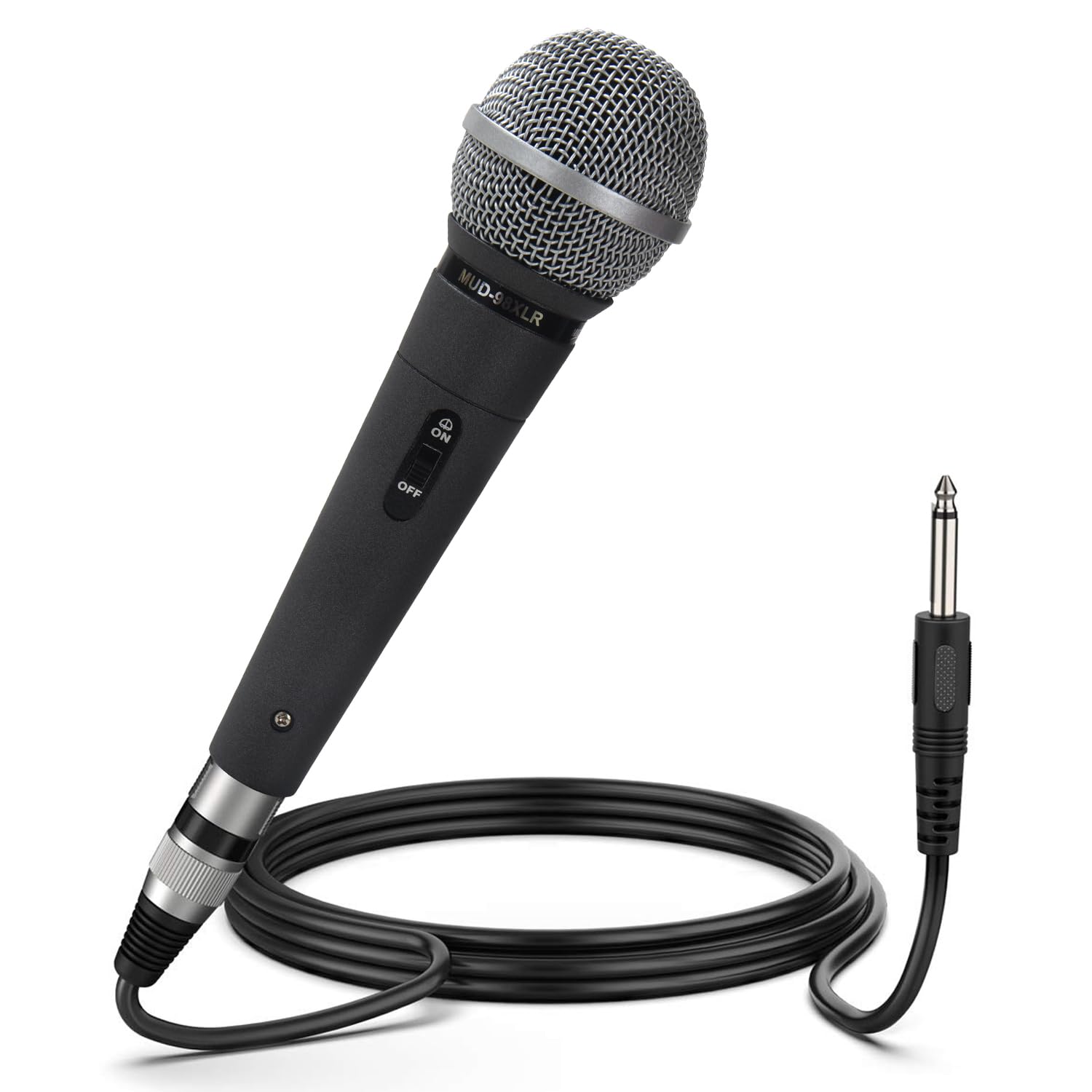 NESA Professional Dynamic Microphone: Karaoke Mic for Singing Enthusiasts, mic with Wire – 6 metre Detachable XLR Cable,Carrying Pouch and Holder Included (mic for Professionals) NESA Professional Dynamic Microphone: Karaoke Mic for Singing Enthusiasts, mic with Wire – 6 metre Detachable XLR Cable,Carrying Pouch and Holder Included (mic for Professionals)