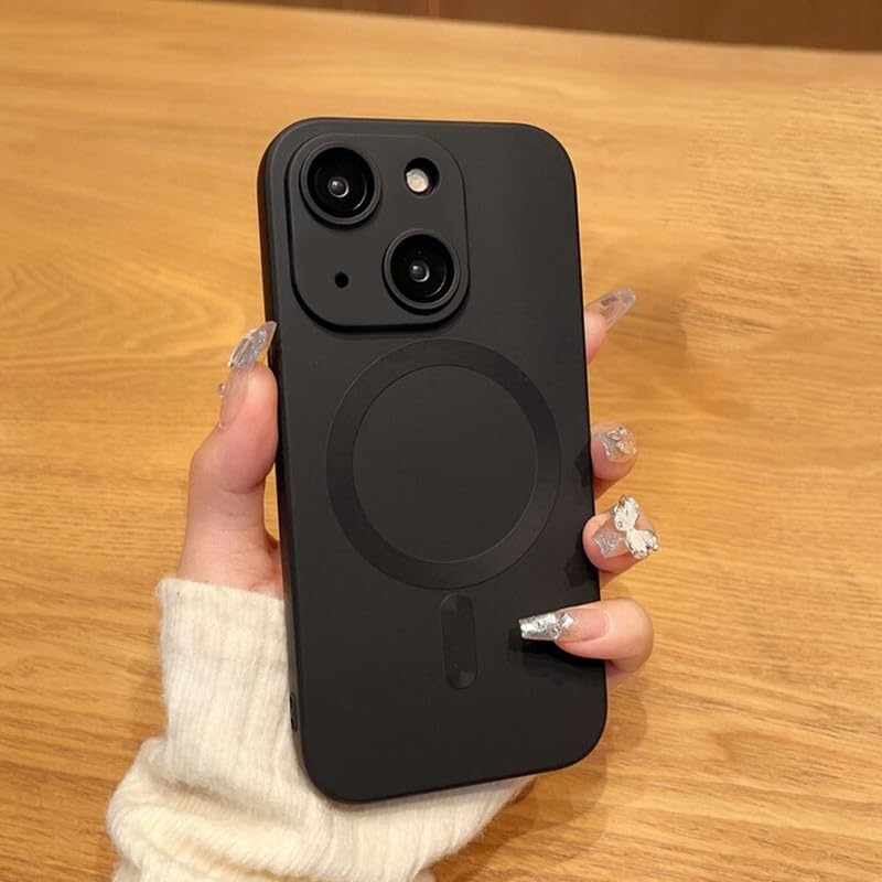 Premium Compatible Case for iPhone 15 Plus | Shockproof & Anti-Scratch | Wireless Charging Compatible | Enhanced Grip | Camera Guard – Black Premium Compatible Case for iPhone 15 Plus | Shockproof & Anti-Scratch | Wireless Charging Compatible | Enhanced Grip | Camera Guard – Black