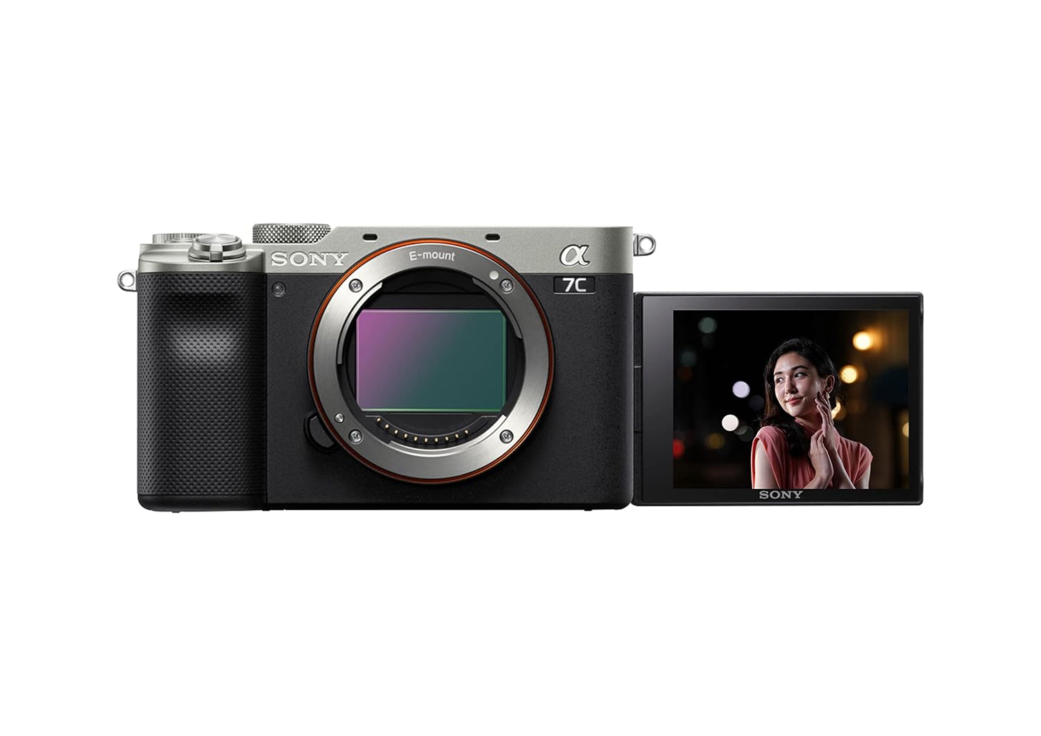 Sony Alpha Ilce-7C Compact Full Frame 64 GB Camera | 4K with Flip Screen, Light Weight | Real Time Tracking |Content Creation – Silver Sony Alpha Ilce-7C Compact Full Frame 64 GB Camera | 4K with Flip Screen, Light Weight | Real Time Tracking |Content Creation – Silver