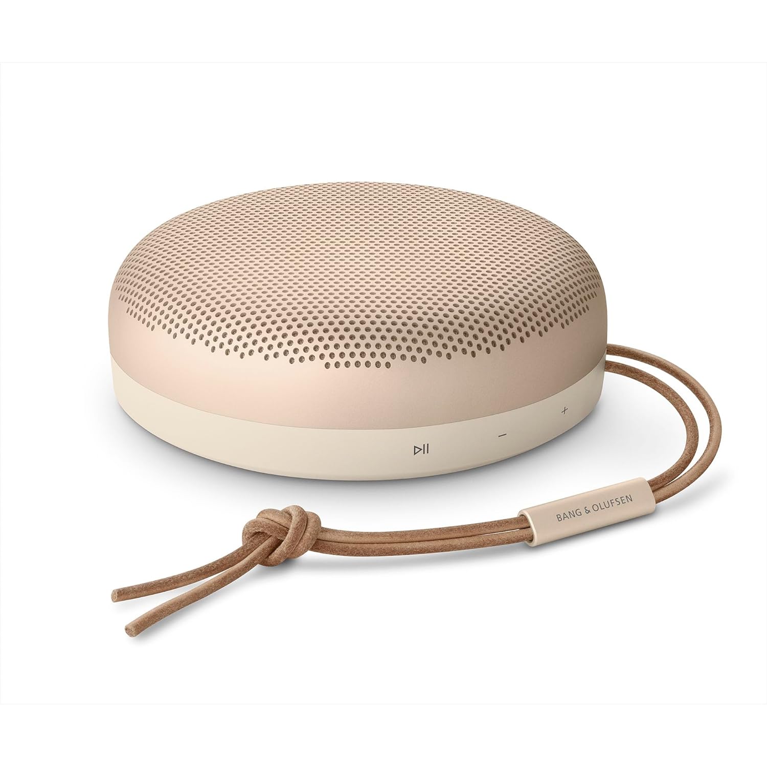 Bang & Olufsen Beosound A1 2nd Gen Portable Wireless Bluetooth Speaker with Voice Assist & Alexa Integration, 3 Microphones for Great Call Quality,IP 67 Dustproof and Waterproof, Gold