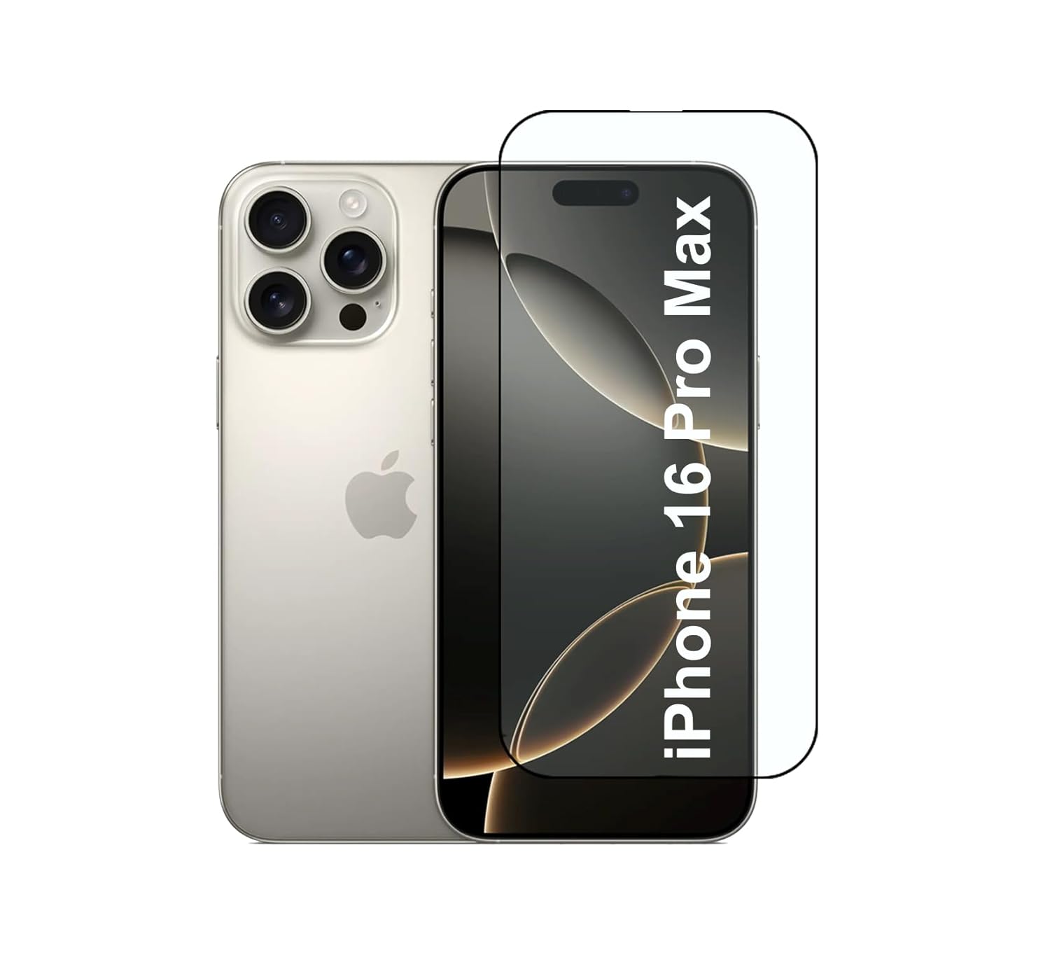 CEDO Tempered Glass for iPhone 16 Pro Max | Screen Protector Full HD Quality Tempered Glass Anti-Scratch Edge to Edge Coverage with Easy Installation Kit (Black)