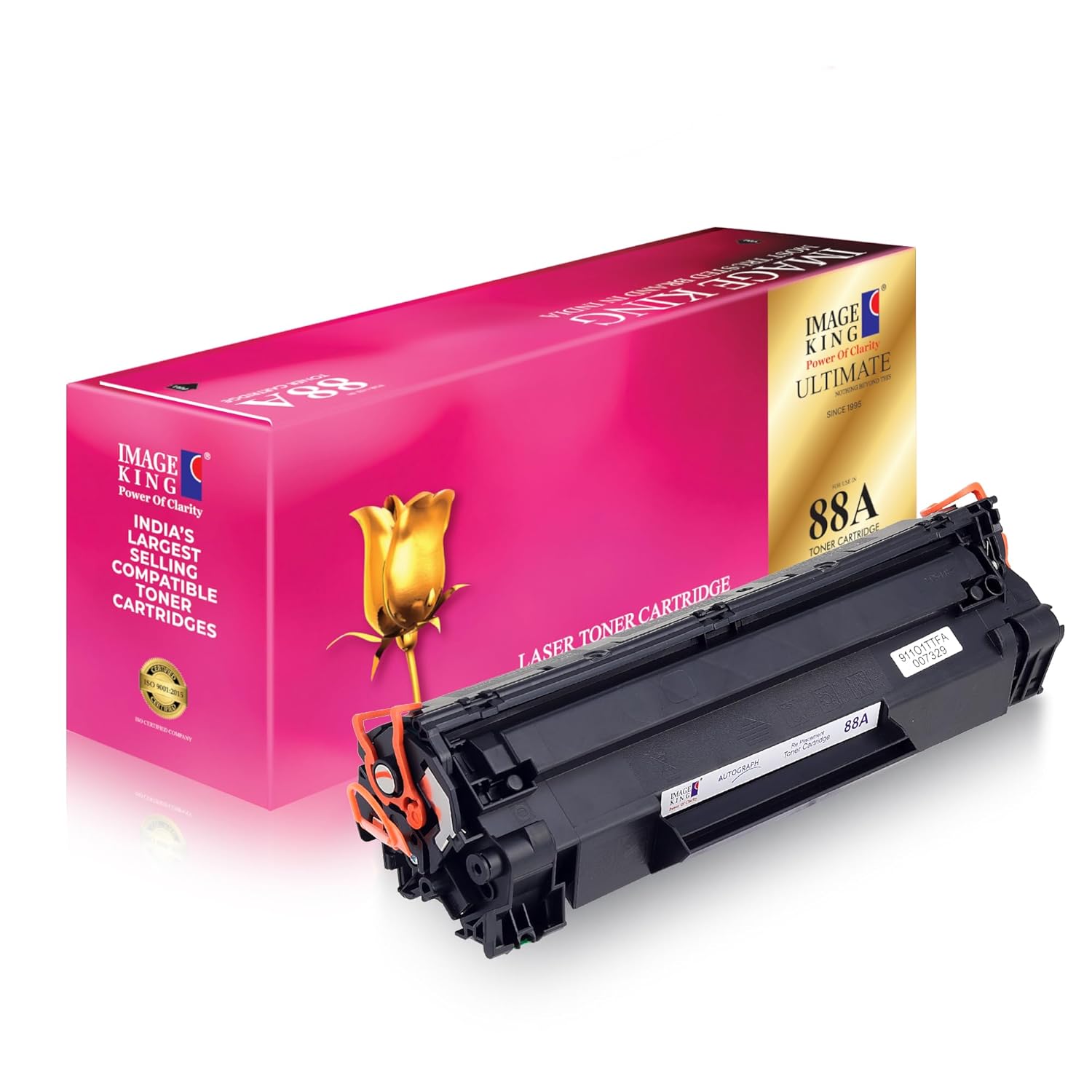 IMAGE KING Ultimate 88A-HP Laserjet Printer for M1136, P1007, P1106, P1108, P1008, M1213nf, M126nw MFP, M1218nfs, M128fw, M128fn, M226DW, M226DN | Black Color IMAGE KING Ultimate 88A-HP Laserjet Printer for M1136, P1007, P1106, P1108, P1008, M1213nf, M126nw MFP, M1218nfs, M128fw, M128fn, M226DW, M226DN | Black Color