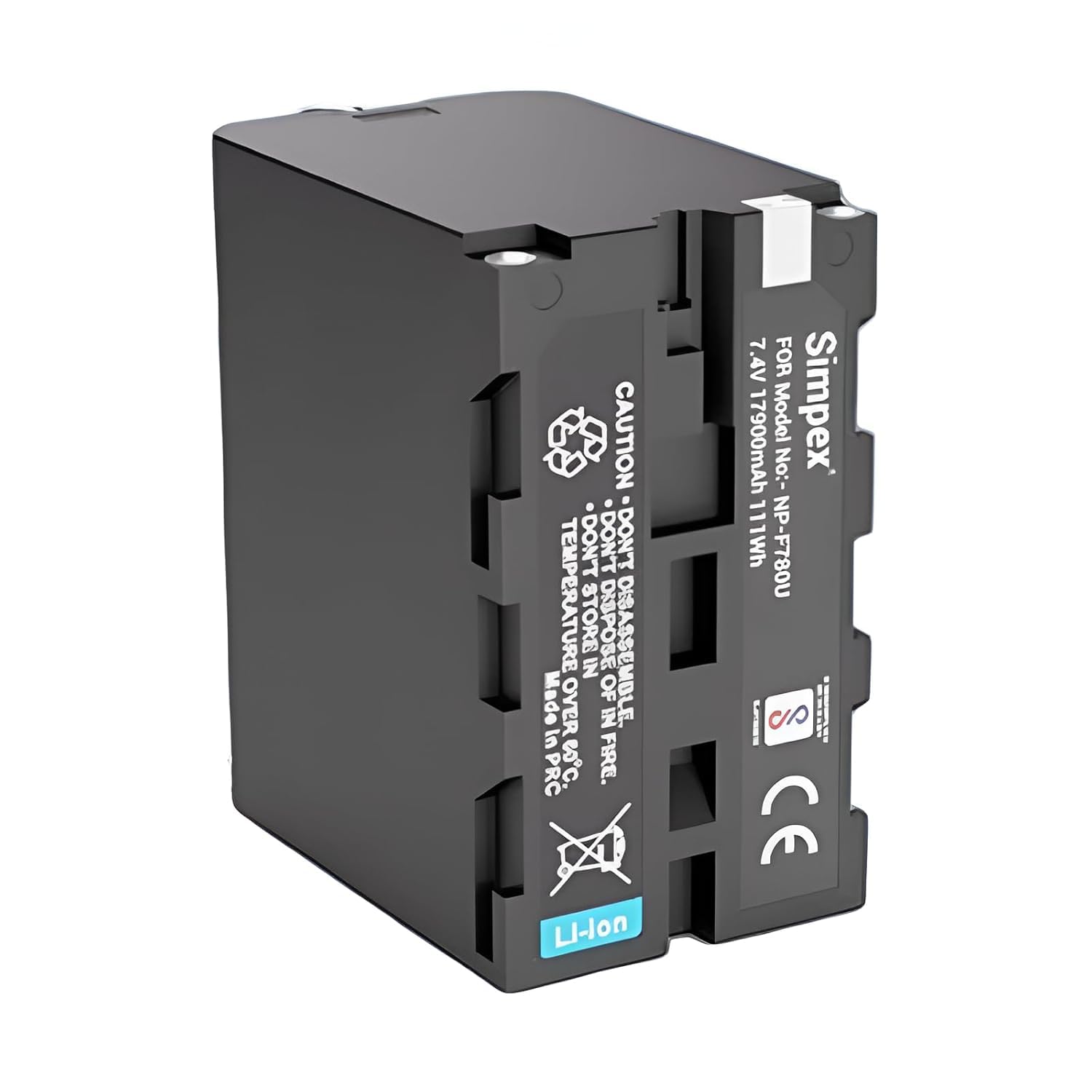 SIMPEX NP F780 Type C USB Charing Lithum-ion 17900mAh Rechargeable Battery for Video Light Ring Light Stick Light for Sony HDR-FX 1000, HVR-V1U, Z7U Digital Camera