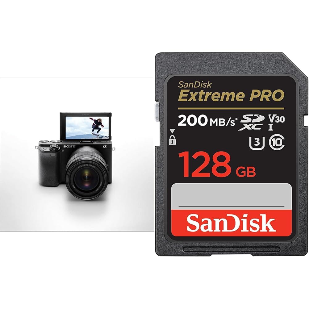 Sony Alpha Ilce-6400M 24.2Mp Mirrorless Digital SLR 16 GB Camera (Black) with 18-135Mm Zoom Lens | A