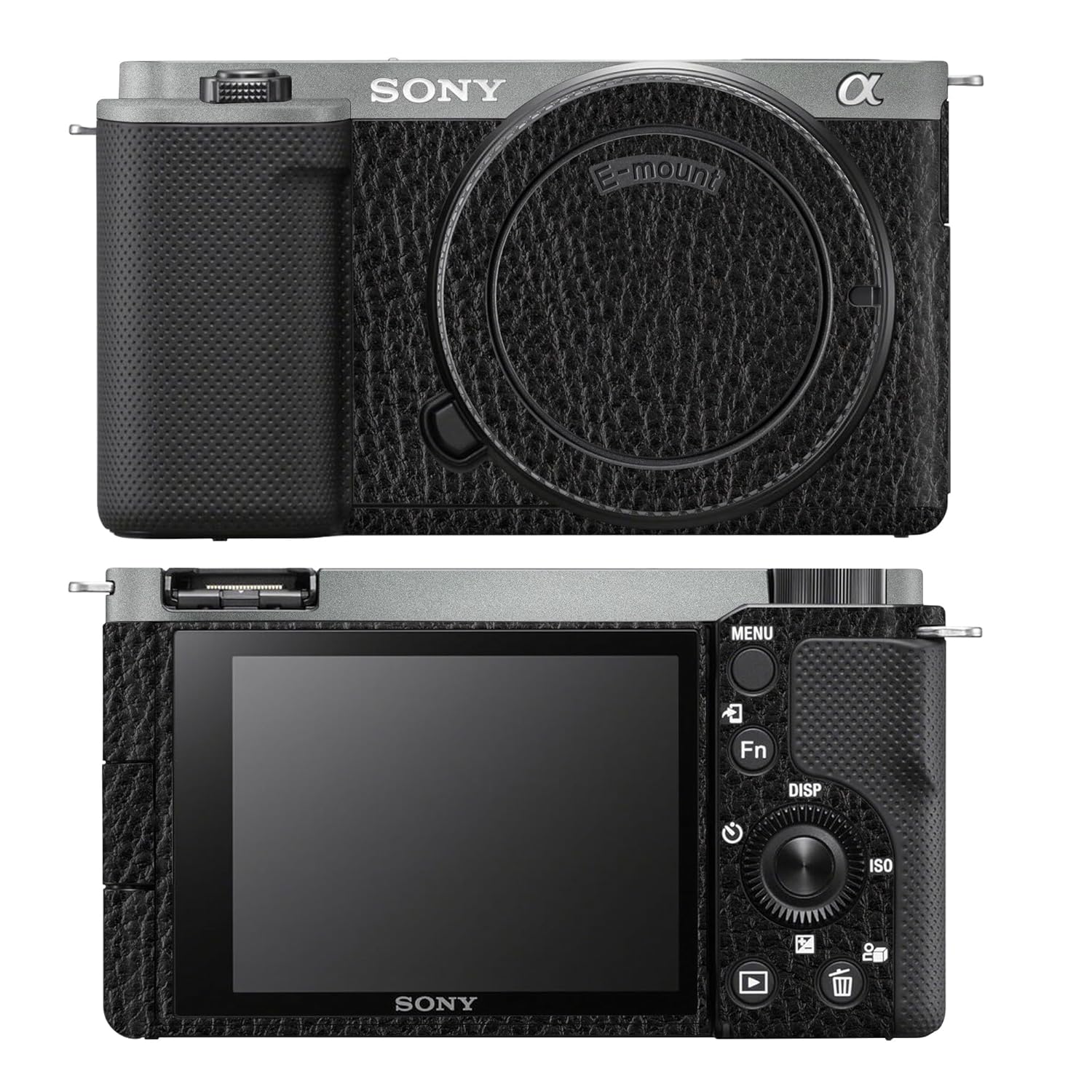 Capes India Camera Skin Cover Compatible with Sony ZV E10 | Anti Scratch | Protective Film (Design – Retro Black Leather) Capes India Camera Skin Cover Compatible with Sony ZV E10 | Anti Scratch | Protective Film (Design – Retro Black Leather)