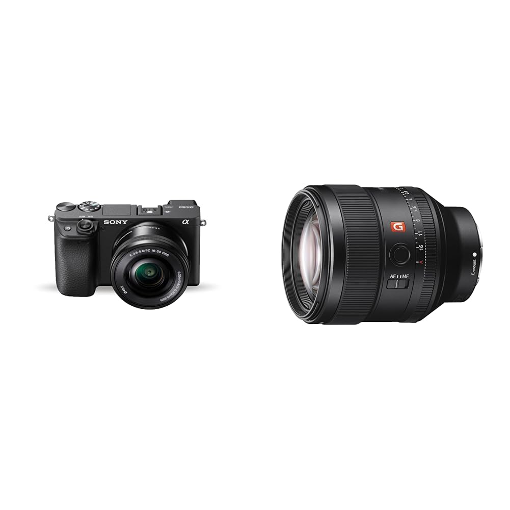 Sony Alpha Ilce-6400L 24.2Mp Mirrorless 16 GB Camera (Black) with 16-50Mm Power Optical Zoom Lens |