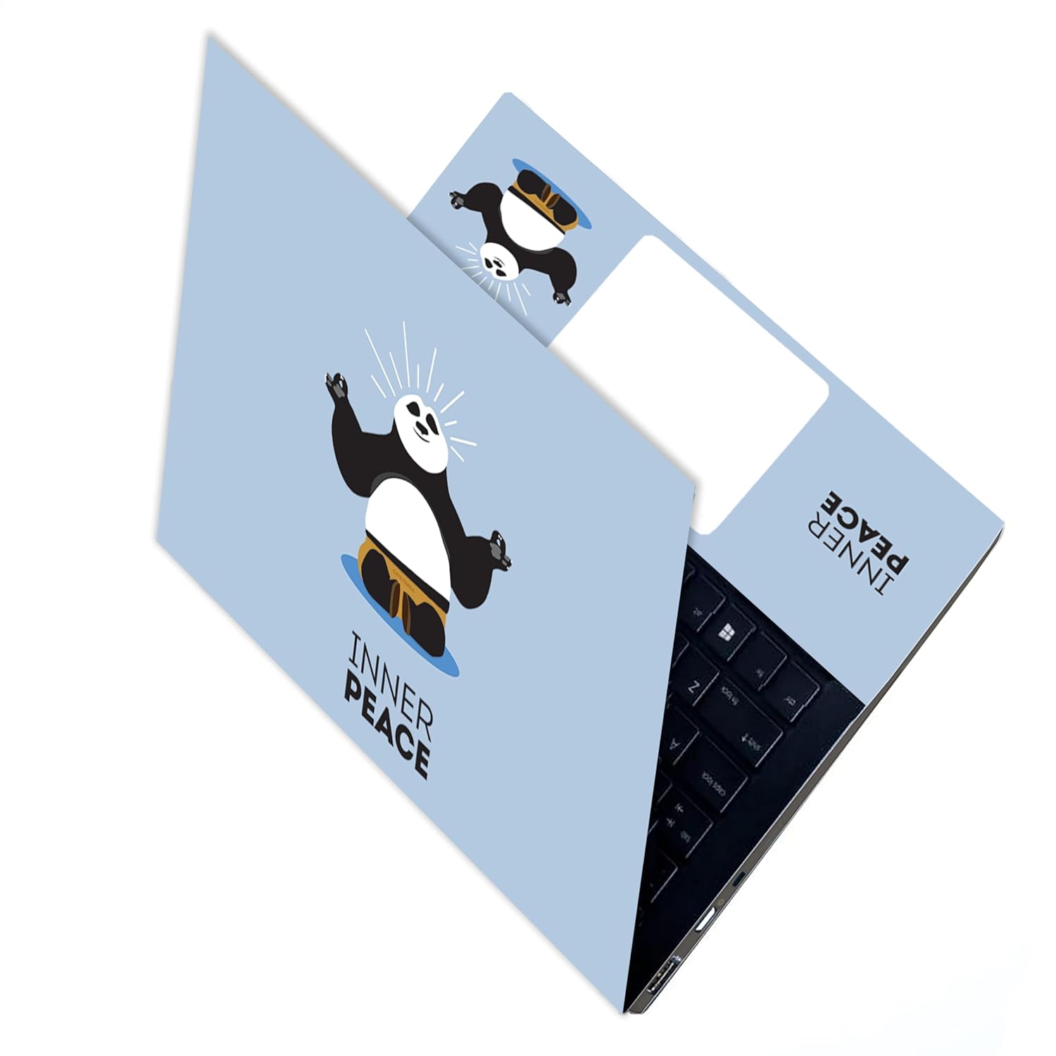 ANCIARY Full Laptop Skin Bubble-Free HD Quality Sticker for Laptops Upto 15.6″ Compatible with Apple/Dell/HP/Lenovo/Acer/Asus/Sony (Dustproof|Waterproof|Scratchproof|Reusable)-Panda ANM FL