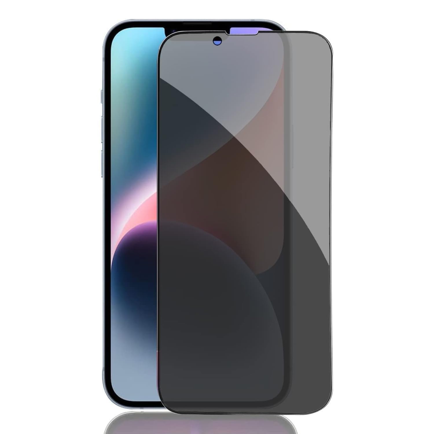 Amazon Brand – Solimo Edge to Edge Privacy Tempered Glass for iPhone 14, iPhone 13 and 13 Pro (6.1 Inch) with Easy Self Installation Kit | Black Amazon Brand – Solimo Edge to Edge Privacy Tempered Glass for iPhone 14, iPhone 13 and 13 Pro (6.1 Inch) with Easy Self Installation Kit | Black