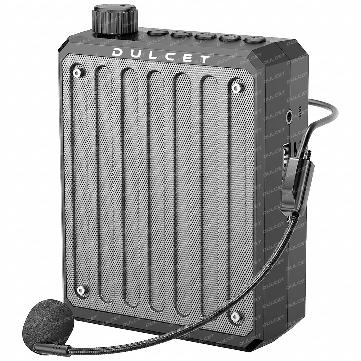 Dulcet DC-VA35X Portable 10W Voice Amplifier with Wired Neckband MIC, Type-C Charging, Voice Recording, Bluetooth, USB & TF Card Input for Teachers, Tour Guides, Coaches, Yoga & Fitness Instructors Dulcet DC-VA35X Portable 10W Voice Amplifier with Wired Neckband MIC, Type-C Charging, Voice Recording, Bluetooth, USB & TF Card Input for Teachers, Tour Guides, Coaches, Yoga & Fitness Instructors