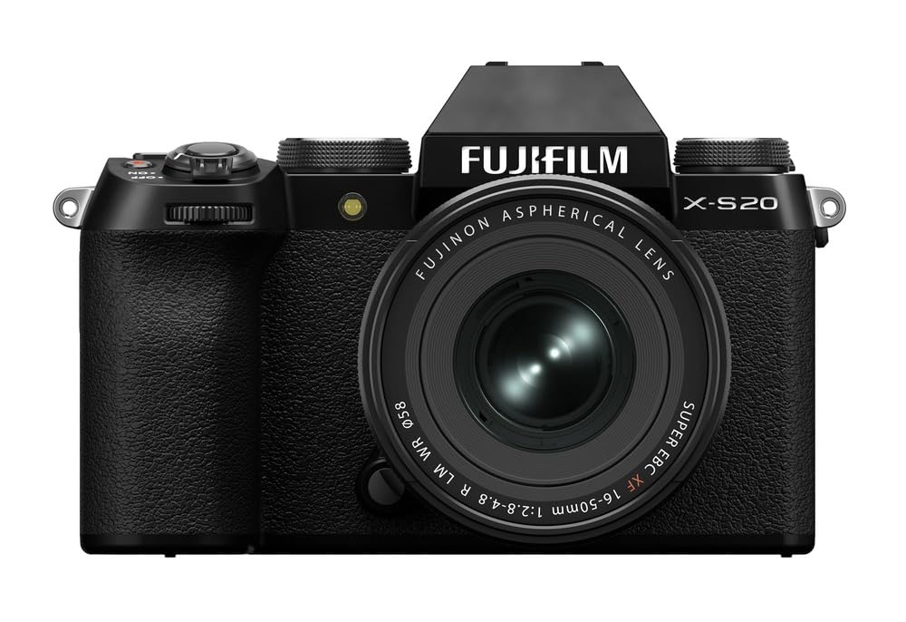 (Refurbished) Fujifilm X-S20 Mirrorless Digital Camera XF16-50mmF2.8-4.8 R LM WR – Black