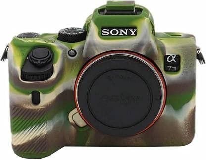 Silicone Rubber Camera Cover for Sony A7 III A7R III ILCE Alpha A7S III A7M3 XJPT-A7III (Camouflage)