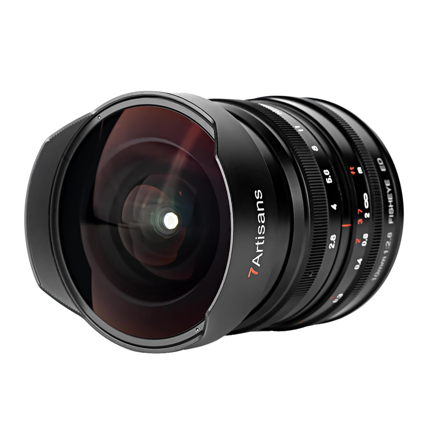 7artisans 10mm F2.8 Full Frame Ultra Wide Angle Fisheye Lens 178°Manual Focus for Sony E-Mount Mirrorless Cameras A7/A7R/A7S/A7II/A7RII/A7SII/A9/A7RIII/A7III/A7RIV/A9II/A7SIII/A7C/A1