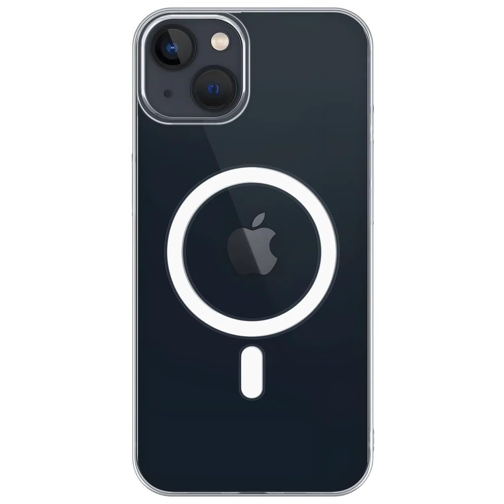 AIBEX® Anti-Yellow Clear Case for iPhone 13 | UV Shield Technology™ | Zero-Yellowing Formula | Mag-Saf Compatible | Drop Protection (TPU + Polycarbonate | Crystal Transparent)