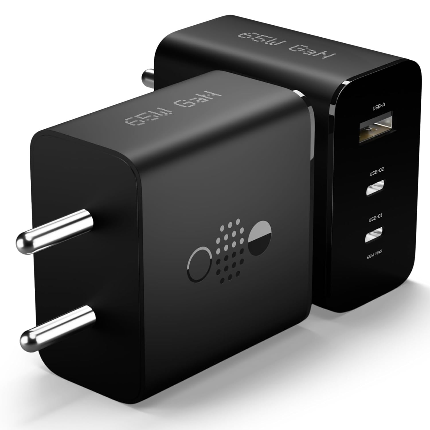 AILKIN 65W CMF for Nothing Gan Trio Charger Adapter | 3 Port USB Type C to A Fast Wall Charging Adaptor Compatible with CMF Phone 1/Nothing Phone 2a Plus/2A/Phone 2/Samsung Galaxy S24 Ultra