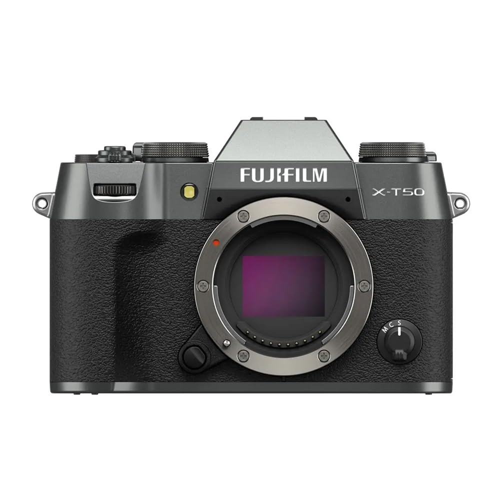 Fujifilm X-T50 40 MP APS-C X-Trans Sensor|Retro Style mirrorless Camera|4k/6.2k vlogging|High Speed Recording FHD 240fps – Charcoal