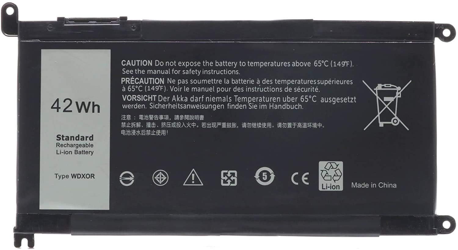 Maxelon Laptop Battery for Dell Inspiron 13-5000 15-5000 15-7000 17-5000 Series 7378 7368 5368 5378 5379 7560 7569 7570 7579 5565 5567 5568 5578 5767 5765 Maxelon Laptop Battery for Dell Inspiron 13-5000 15-5000 15-7000 17-5000 Series 7378 7368 5368 5378 5379 7560 7569 7570 7579 5565 5567 5568 5578 5767 5765