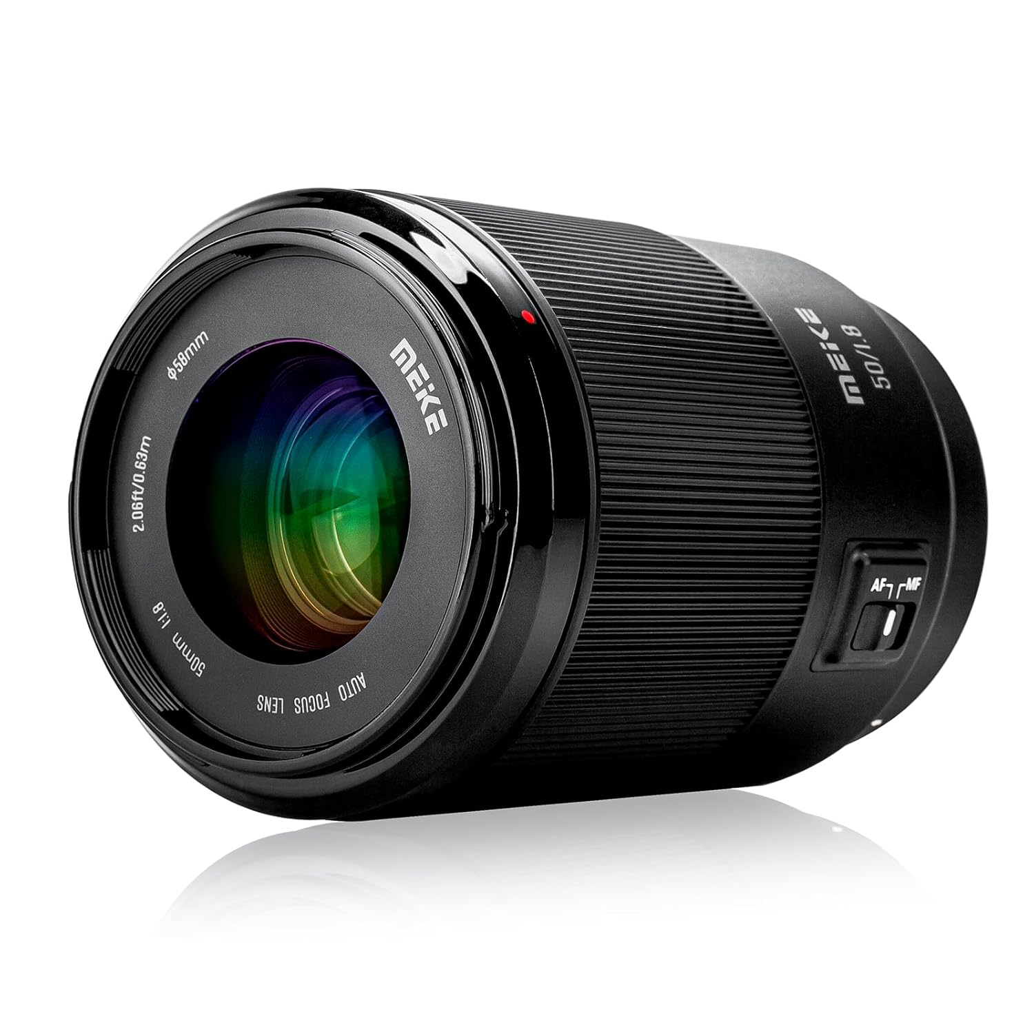 Meike 50mm F1.8 Full Frame AF STM(Stepping Motor) Lens Standard Aperture Auto Focus Fixed Prime Portrait Lenses for Sony E Mount Mirrorless Cameras A9 A7III A7II A7 A7R3 A7R4 A7IV A7C A7CII A6500