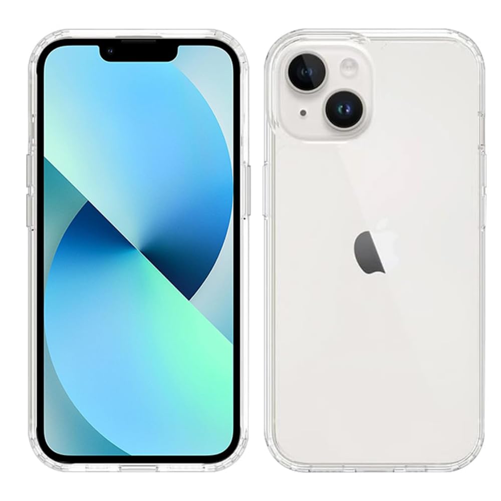 Prolet Cover Compatible with iPhone 13 Ultra Hybrid Crystal Clear Transparent Case with Camera and Drop Protection (Silicon Sides and Hard Back)
